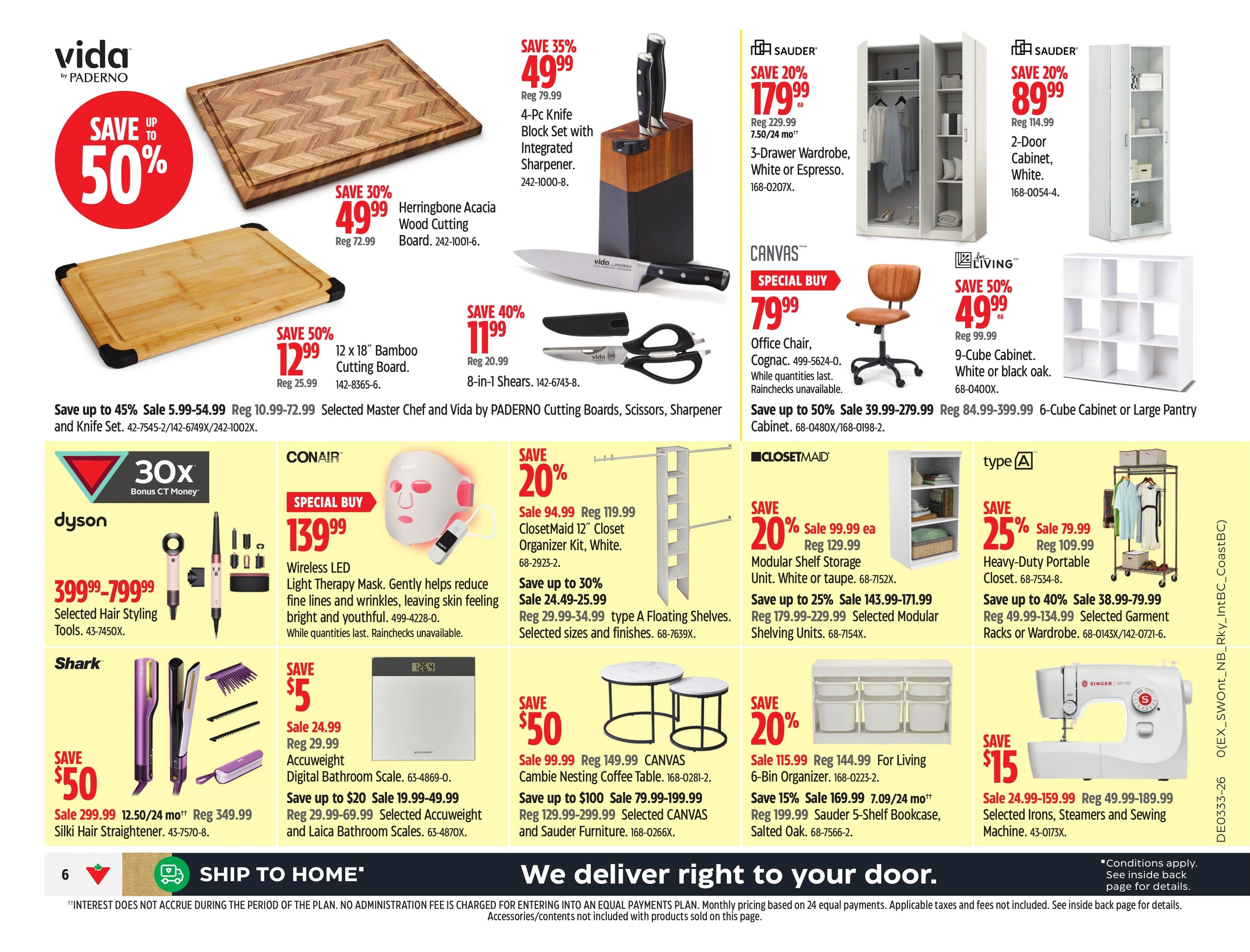 Canadian Tire flyer page 9