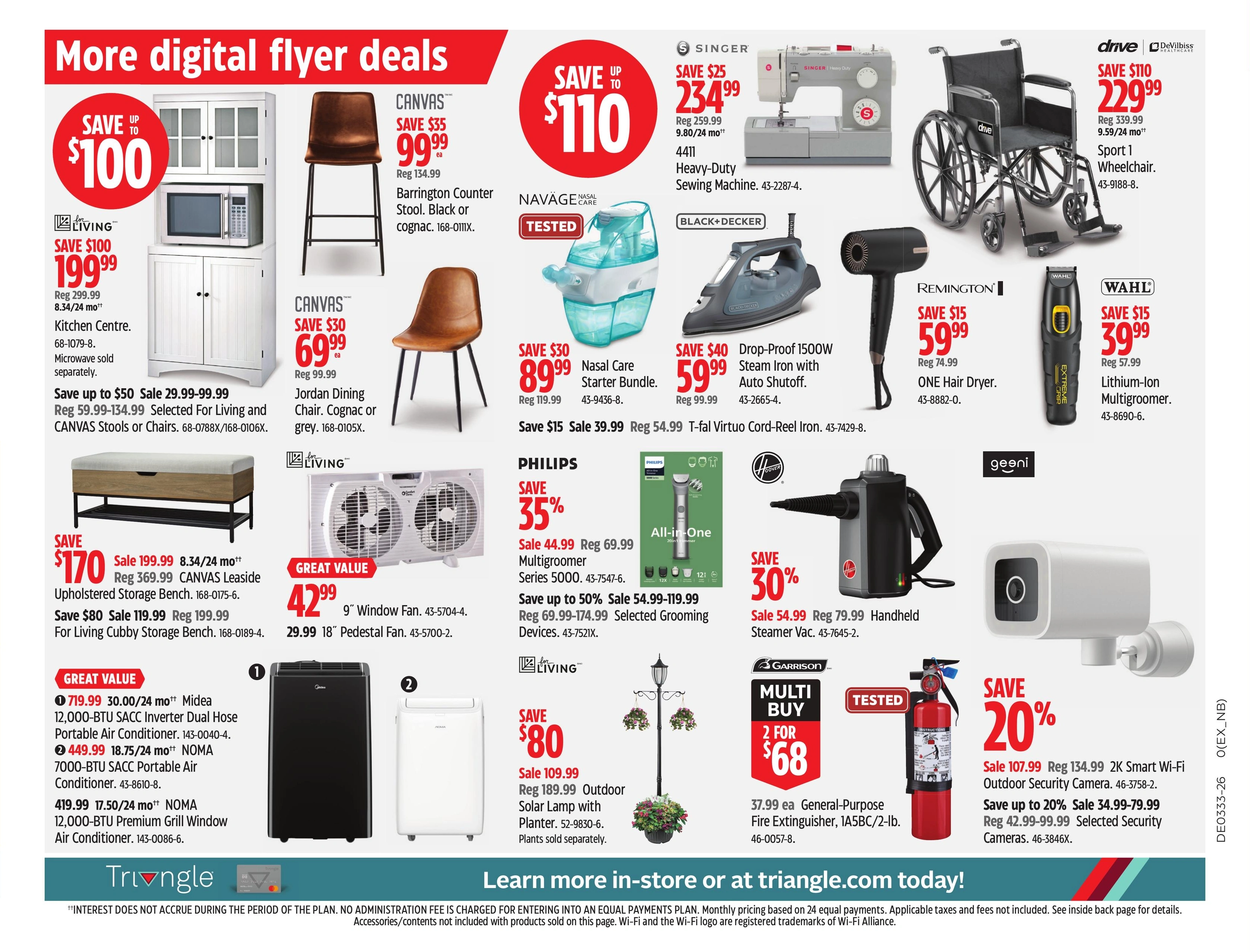 Canadian Tire flyer page 10