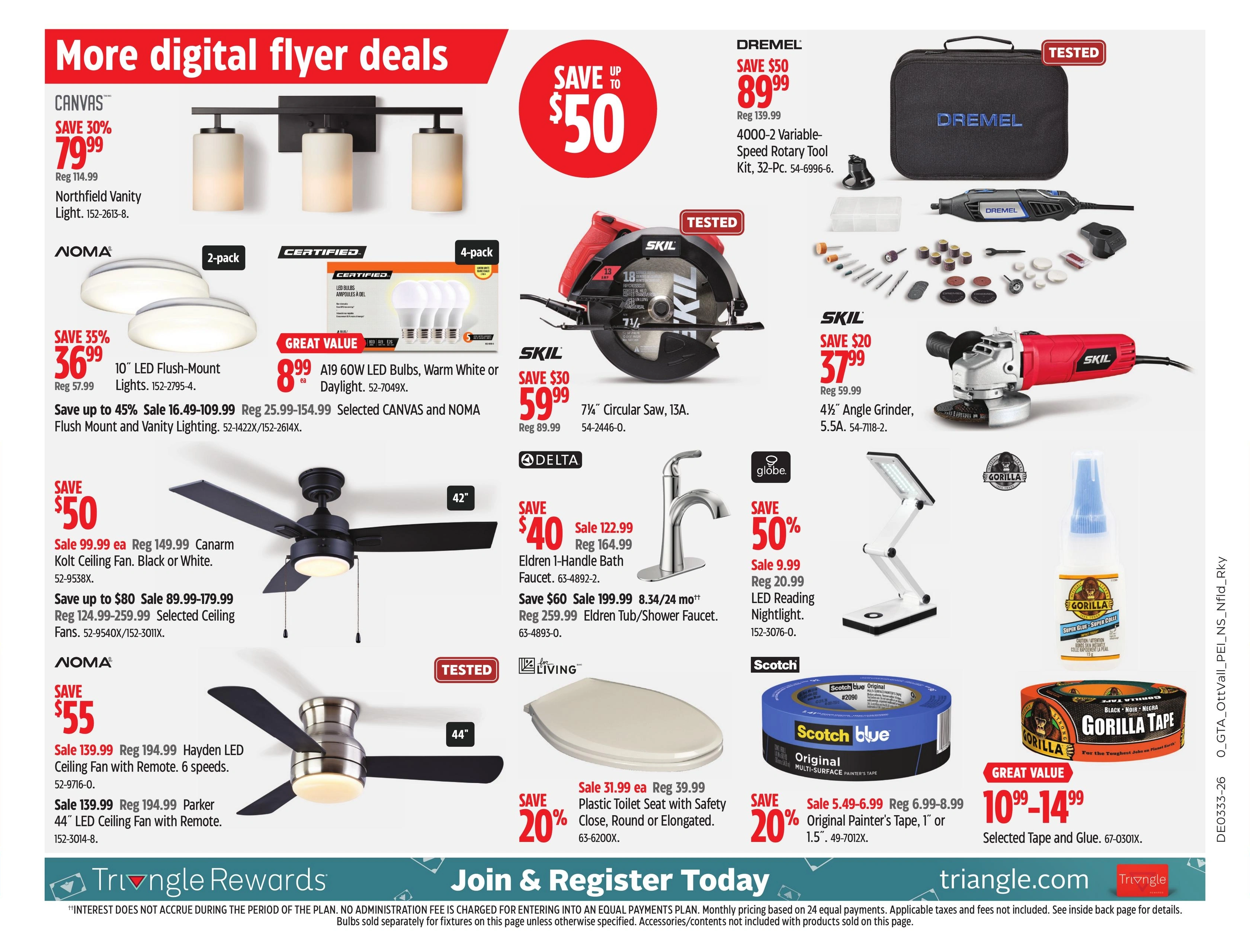 Canadian Tire flyer page 17
