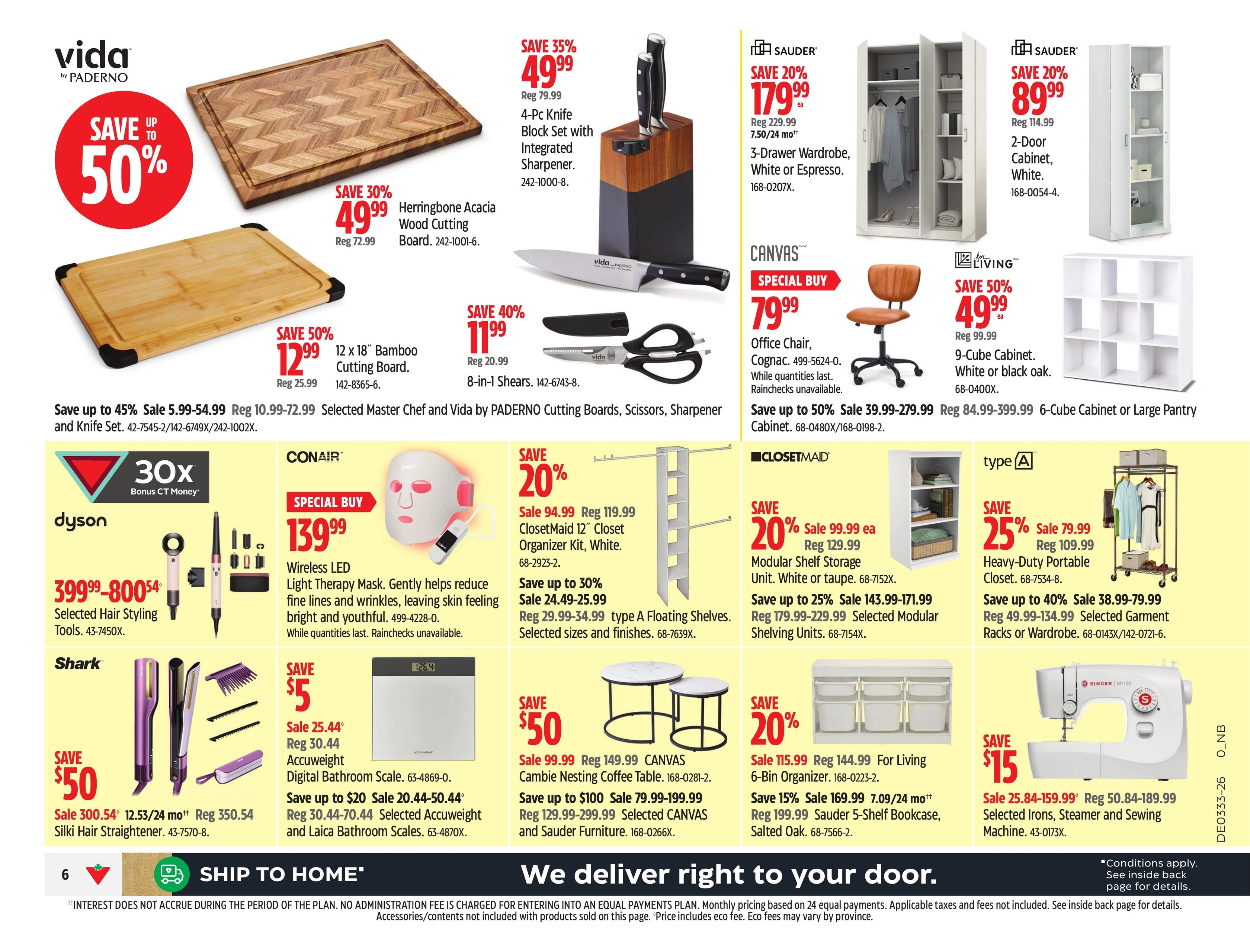 Canadian Tire flyer page 9