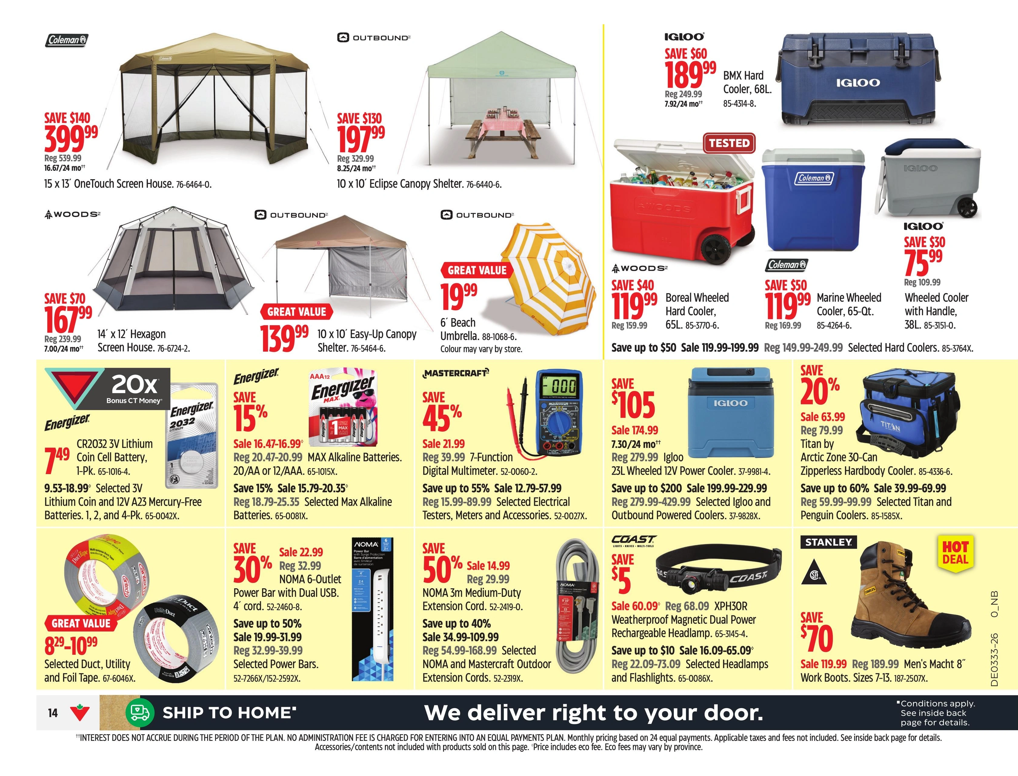 Canadian Tire flyer page 23