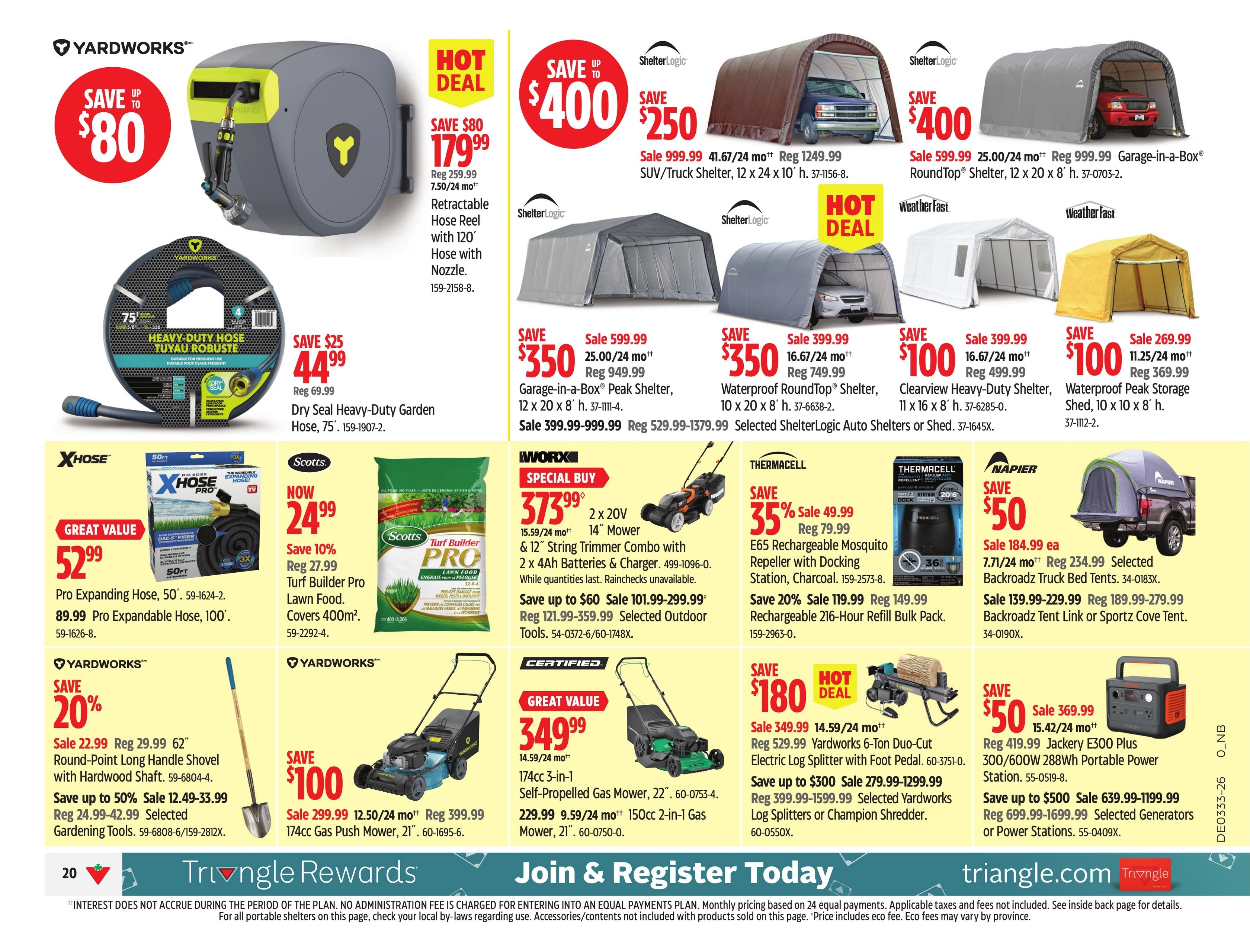 Canadian Tire flyer page 33