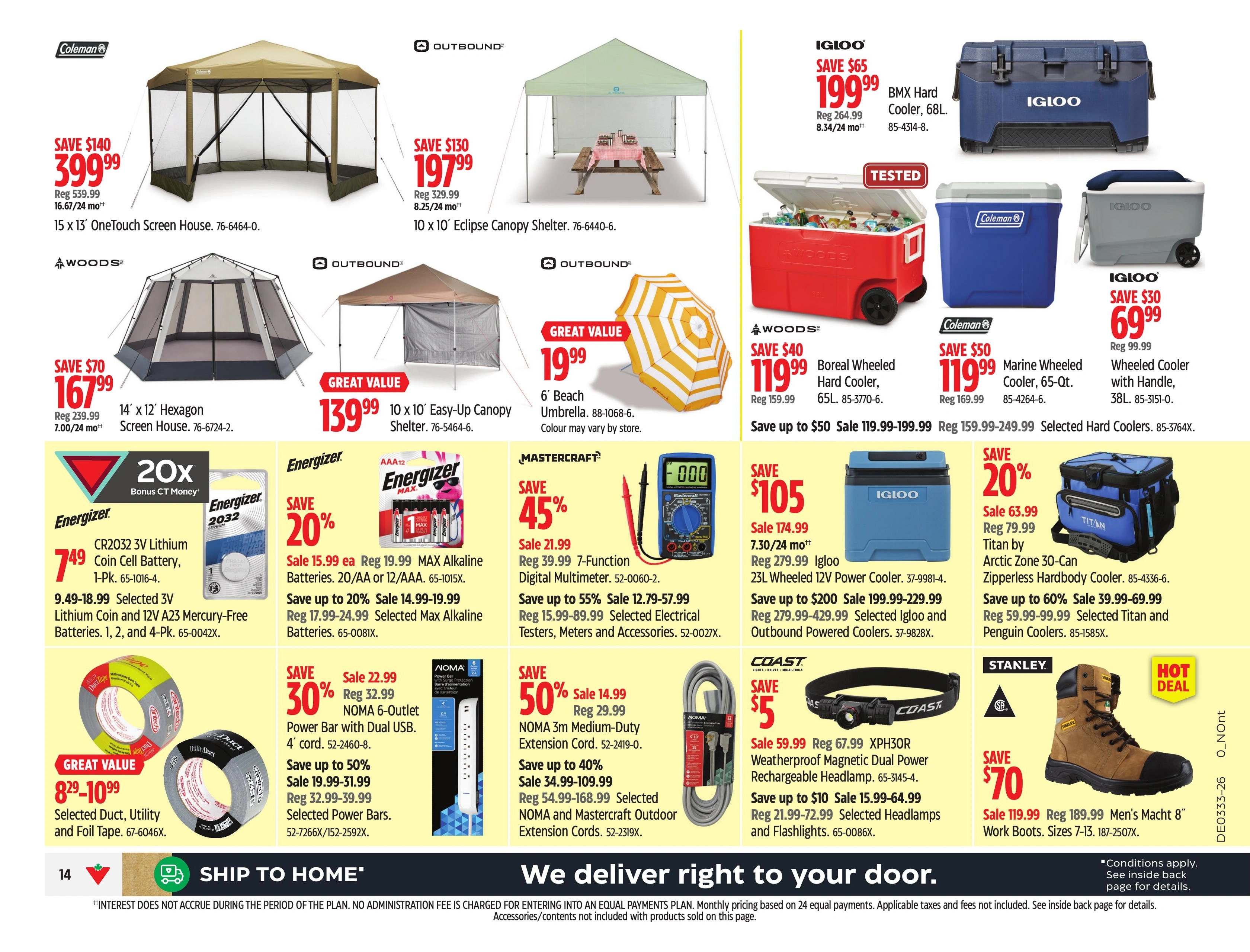 Canadian Tire flyer page 22
