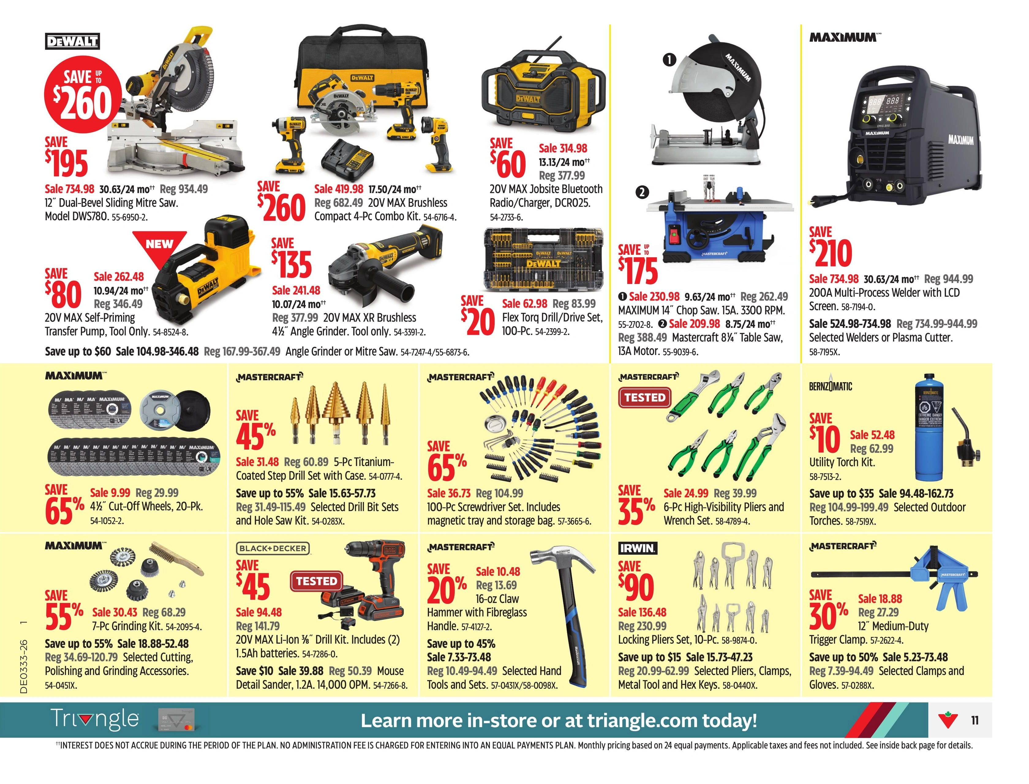 Canadian Tire flyer page 18
