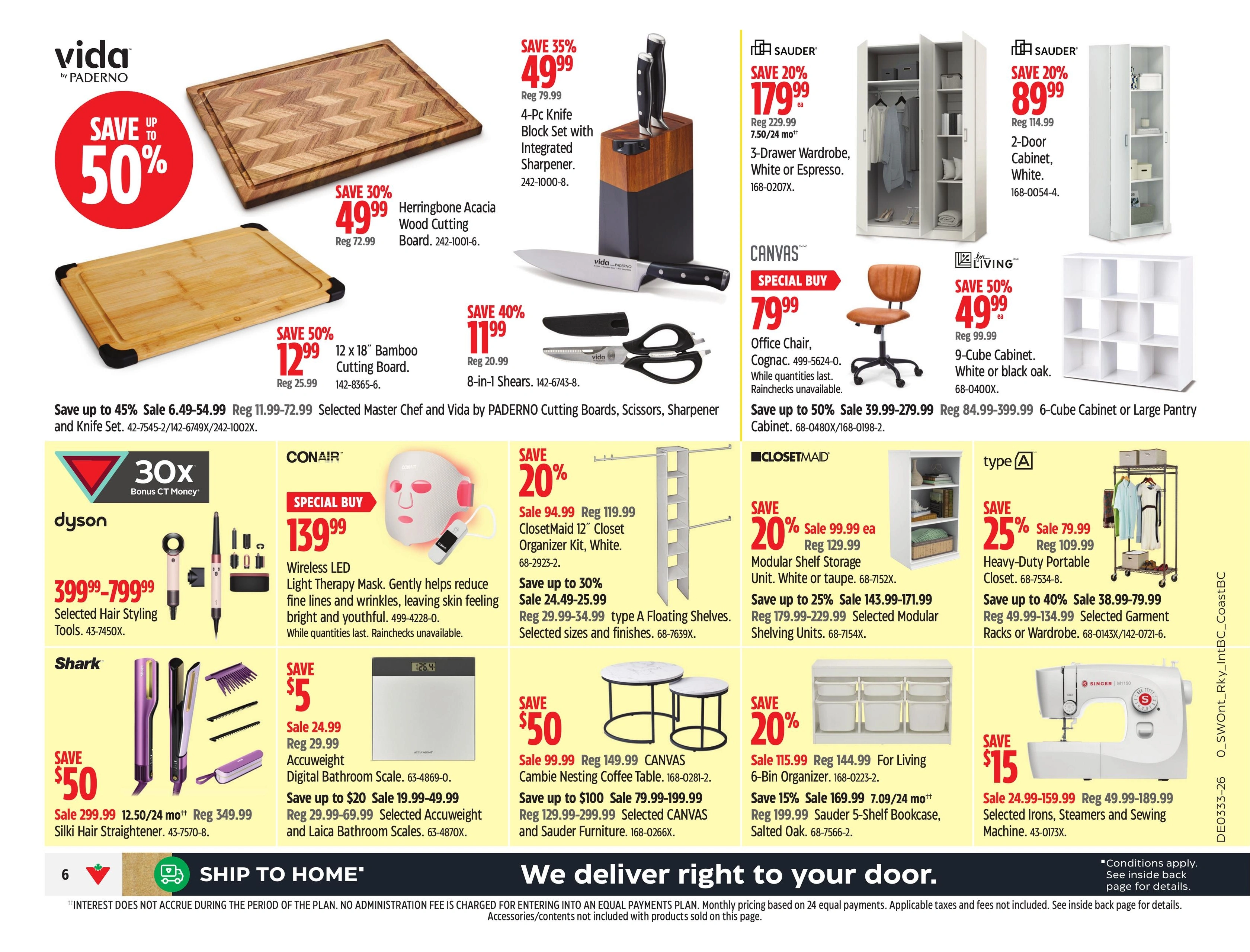 Canadian Tire flyer page 9