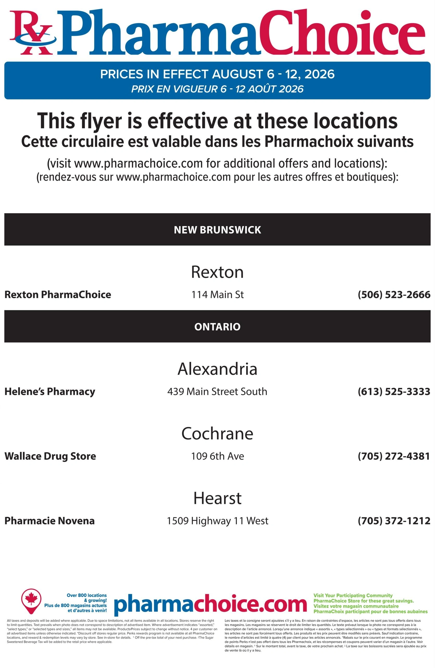 PharmaChoice flyer page 7