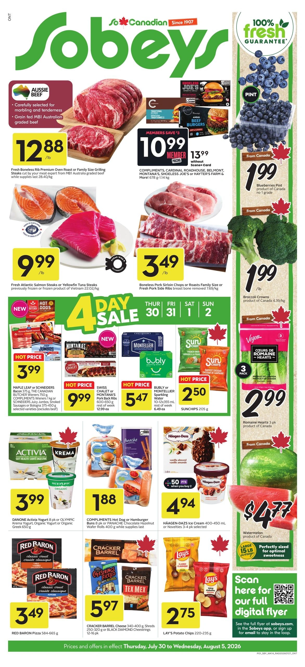 Sobeys flyer page 1