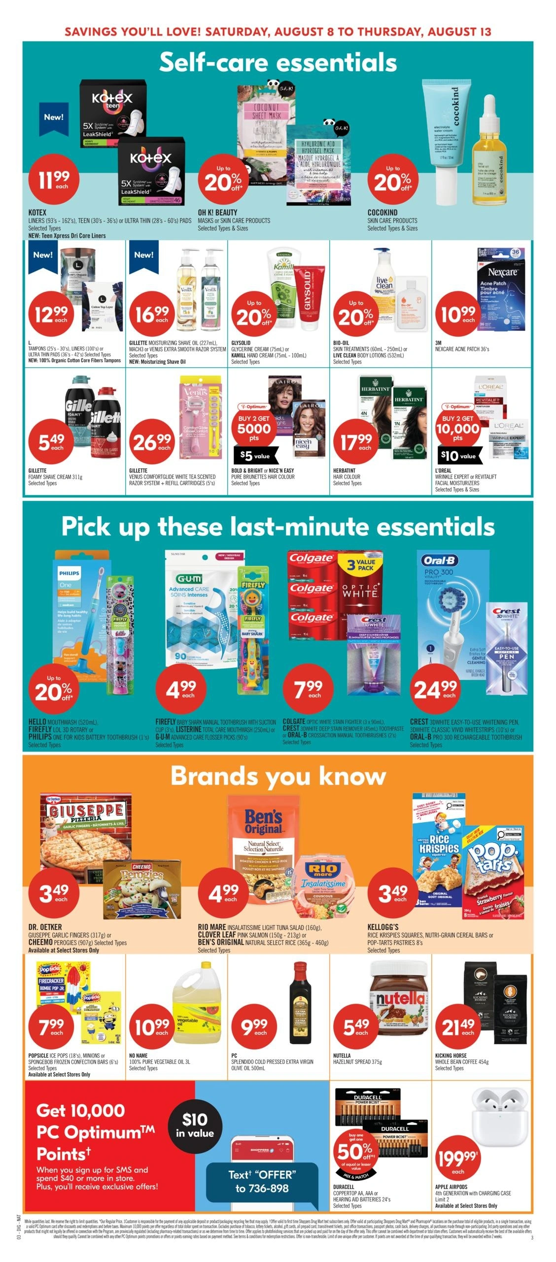 Shoppers Drug Mart flyer page 19