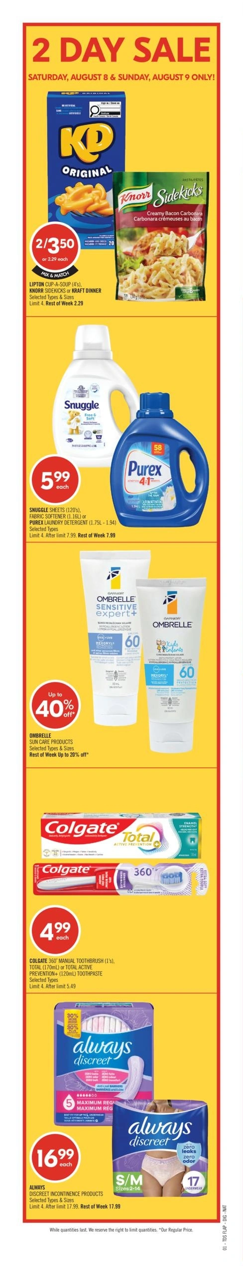 Shoppers Drug Mart flyer page 1