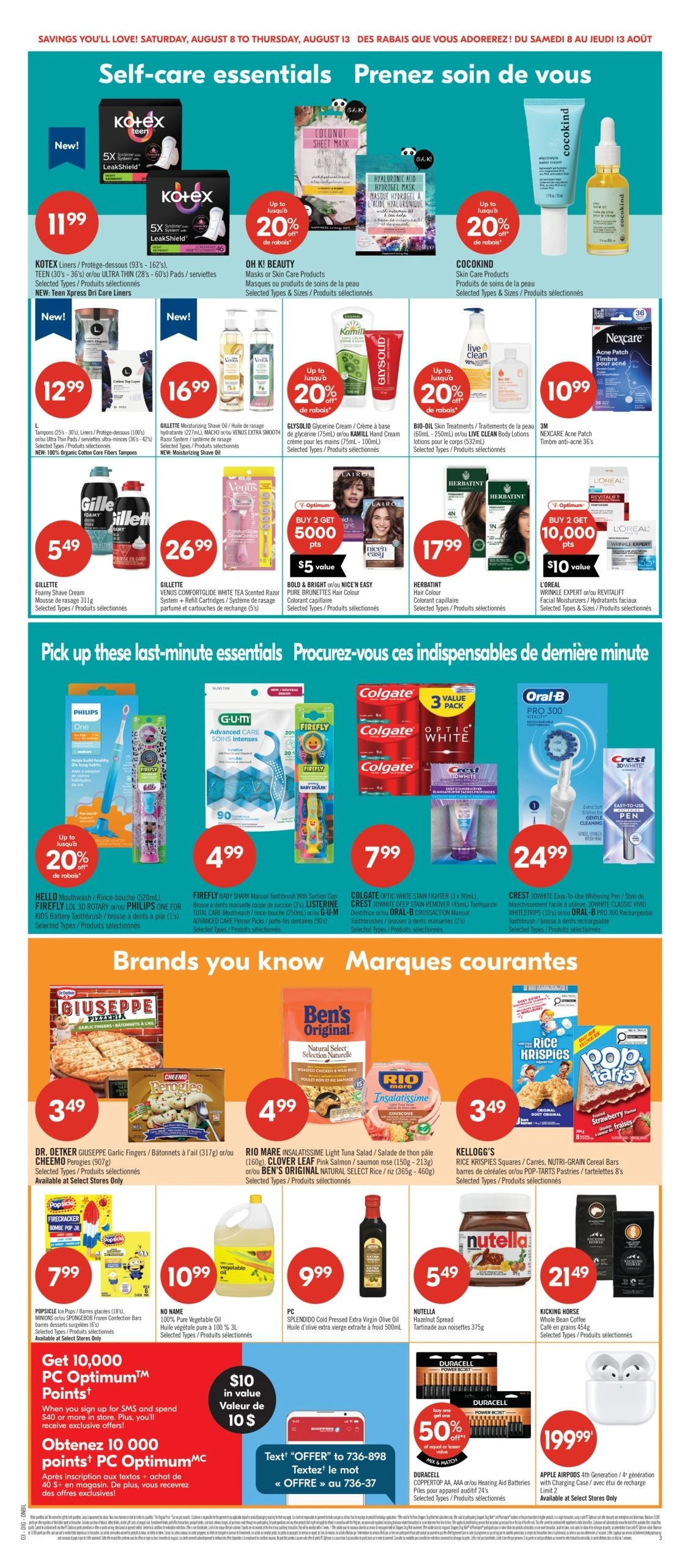 Shoppers Drug Mart flyer page 19