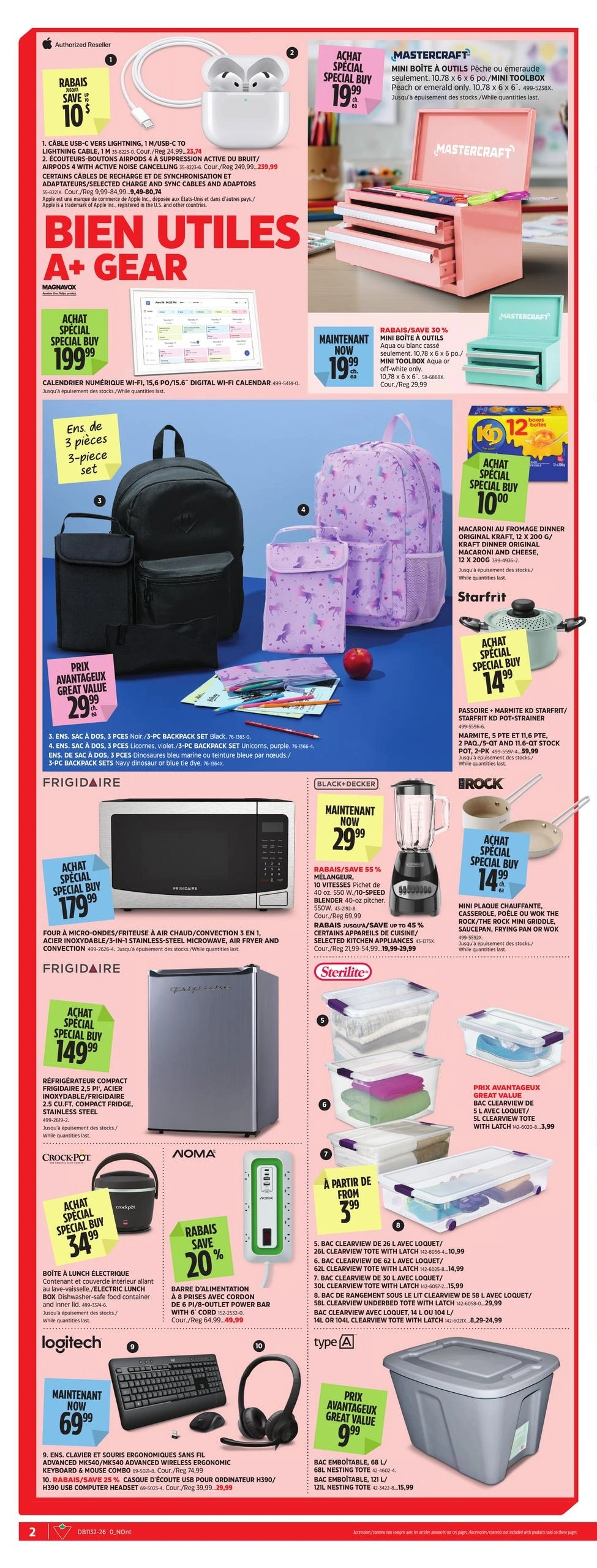 Canadian Tire flyer page 2
