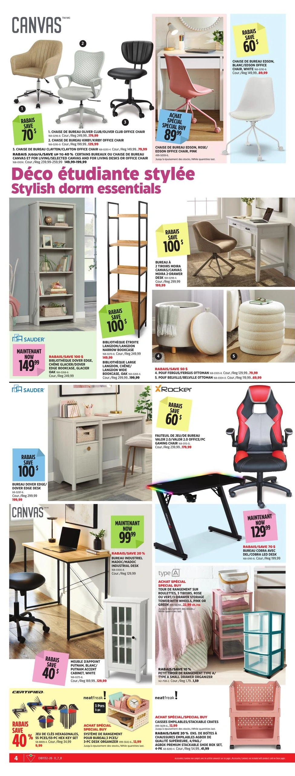 Canadian Tire flyer page 4