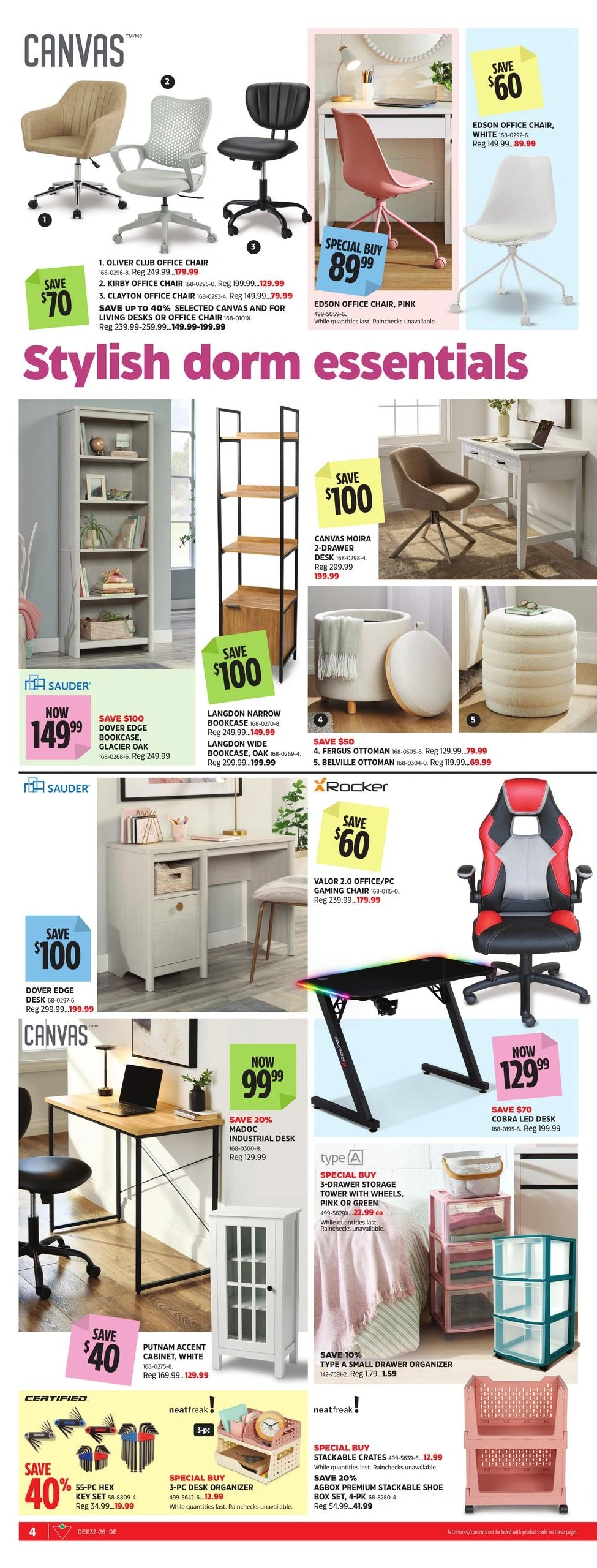 Canadian Tire flyer page 4