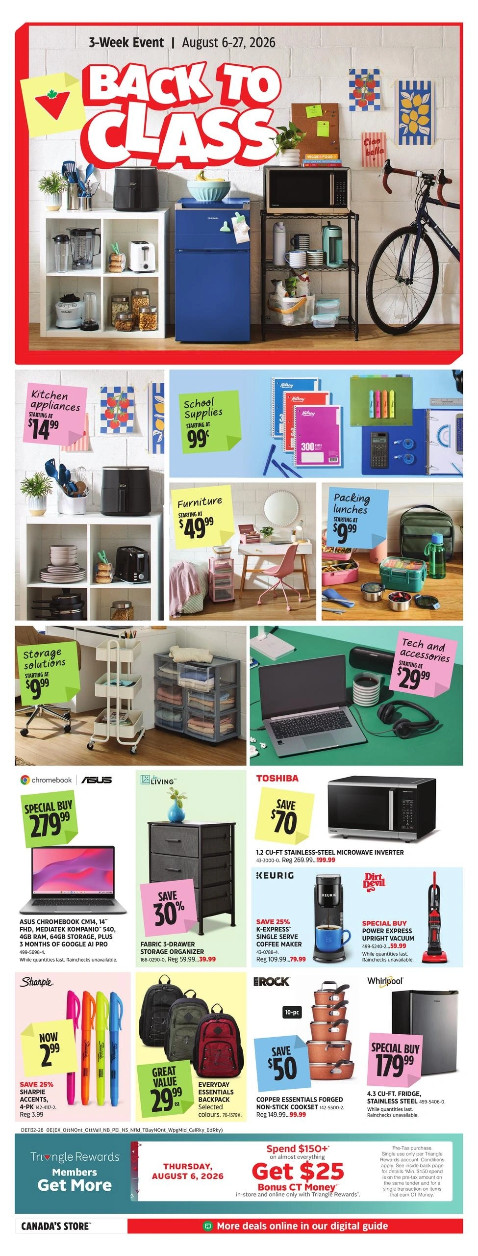 Canadian Tire flyer page 1