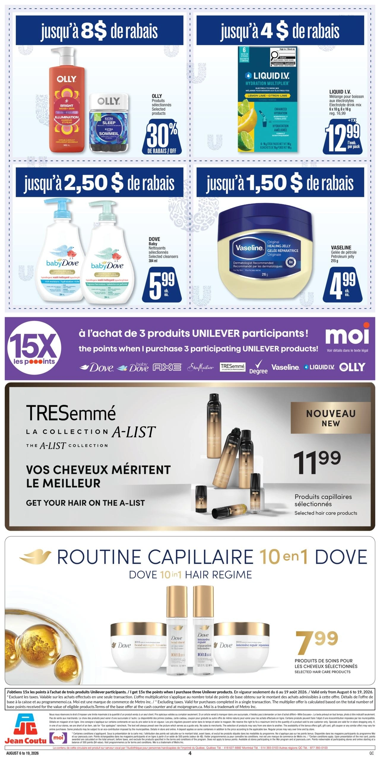 Jean Coutu flyer page 4