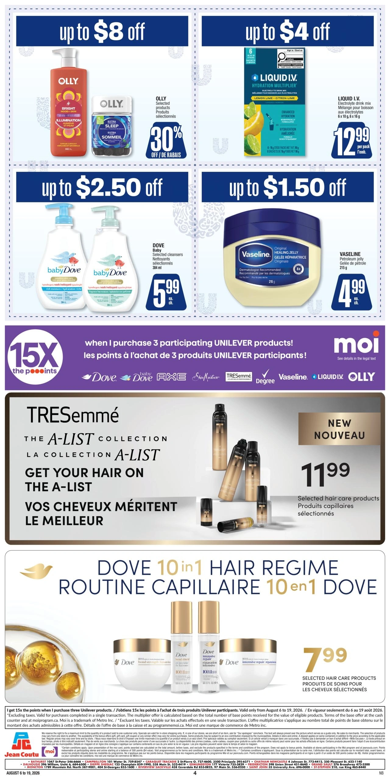 Jean Coutu flyer page 4