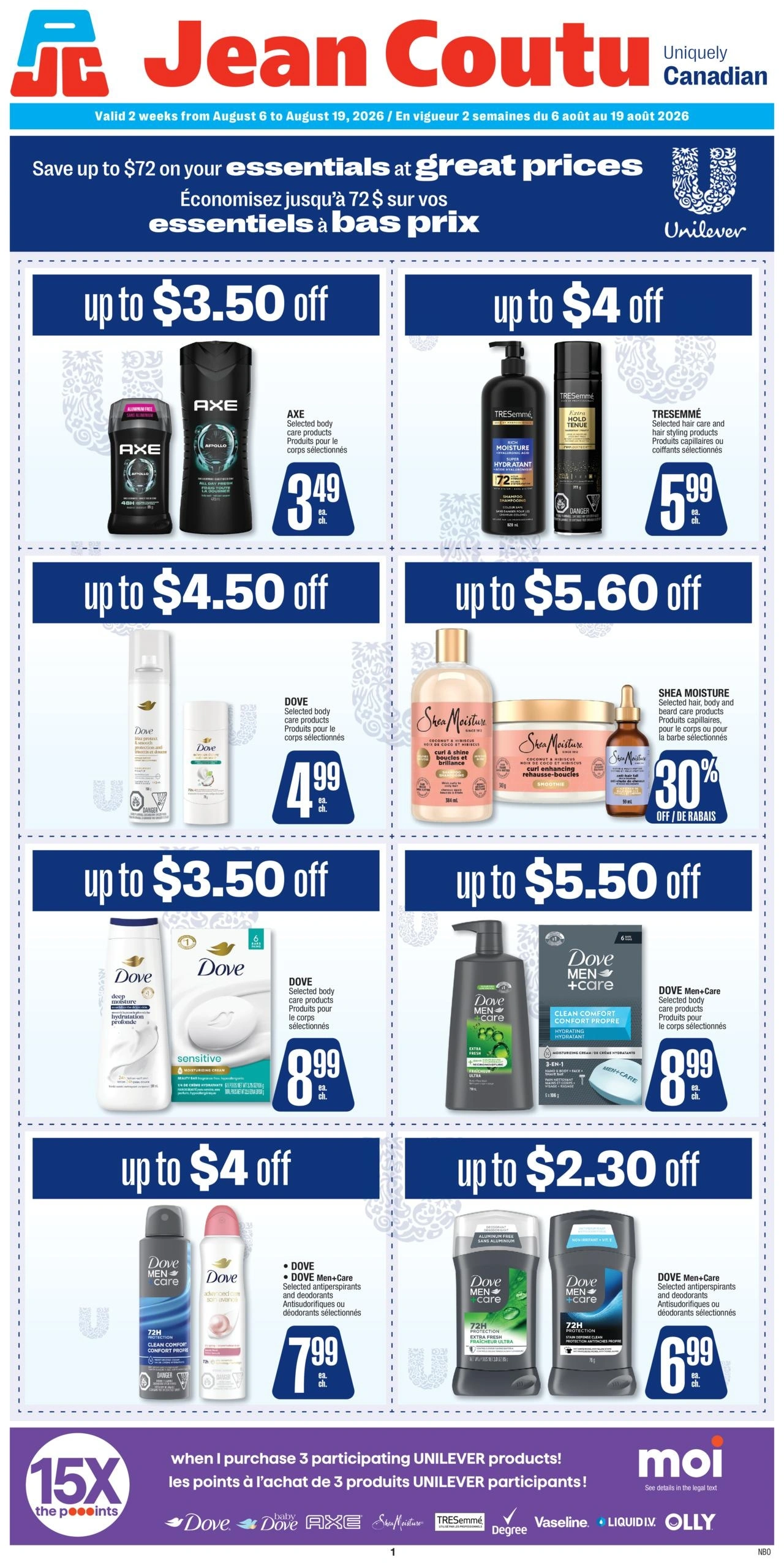 Jean Coutu flyer page 1