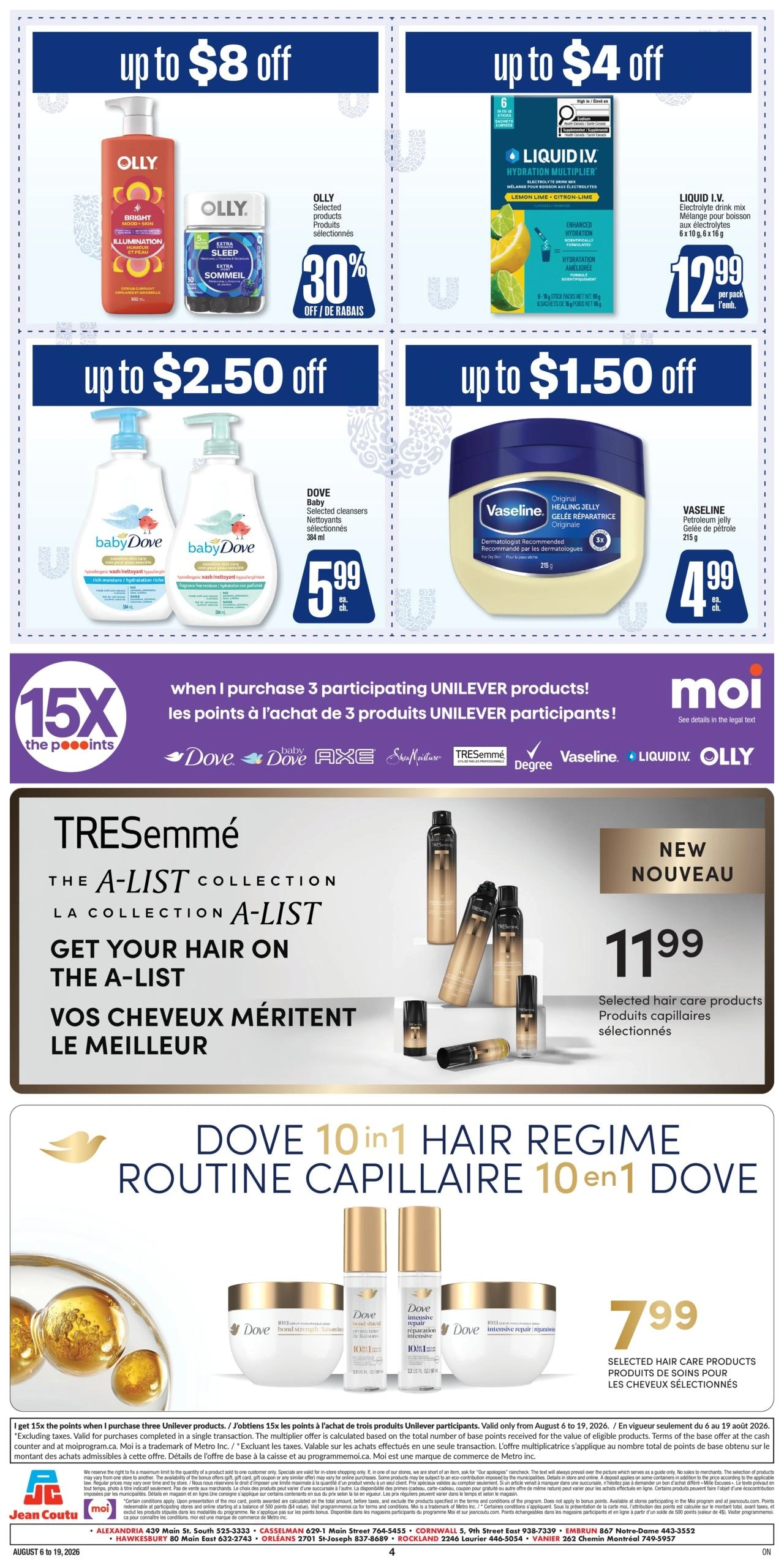 Jean Coutu flyer page 4