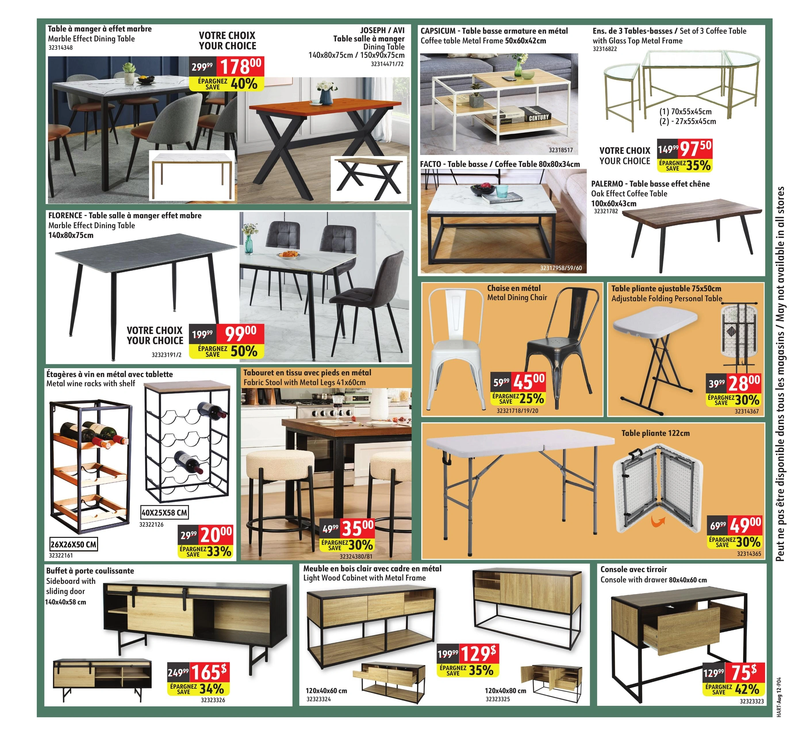 Hart Stores flyer page 4