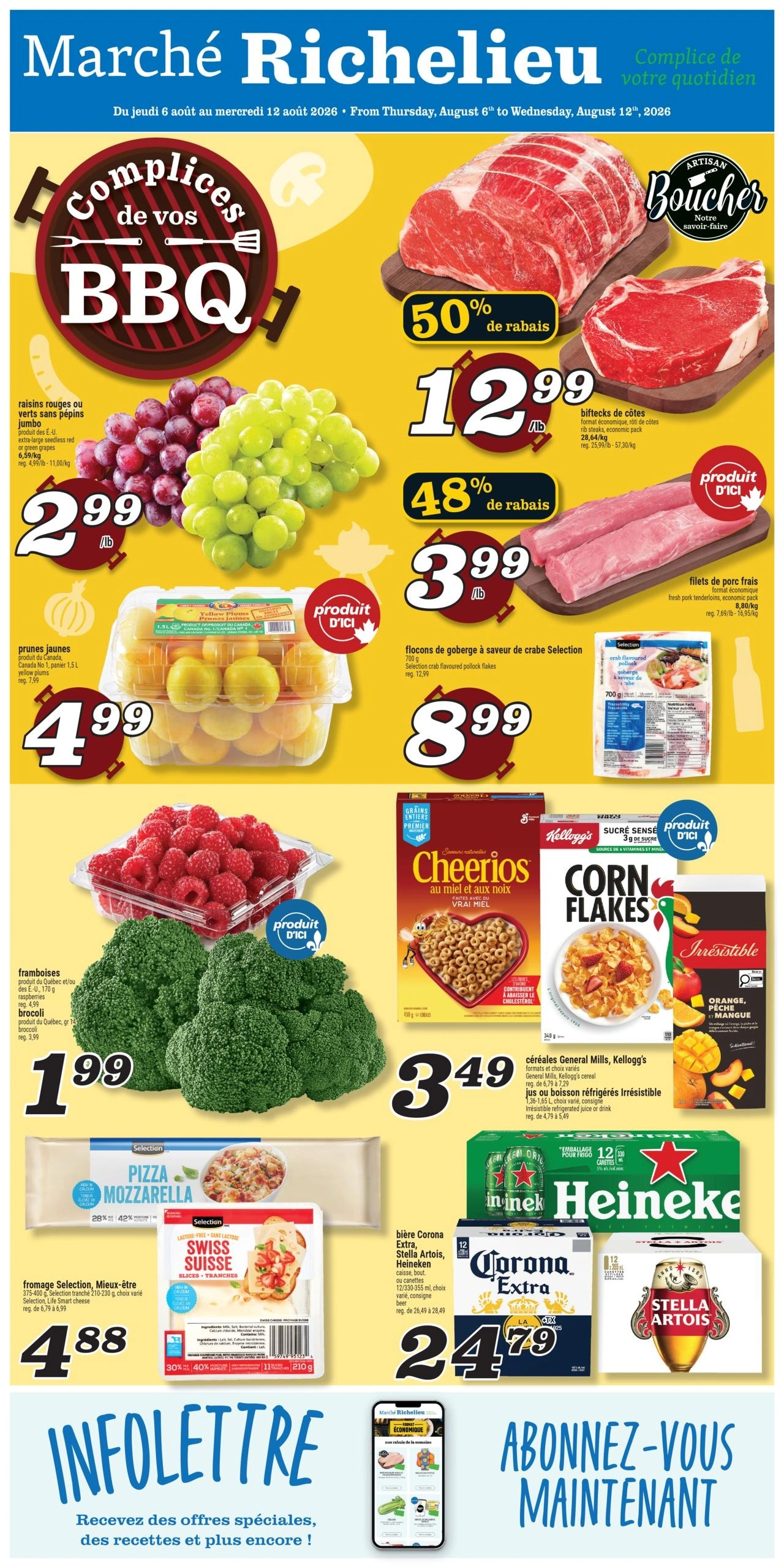Marché Richelieu flyer page 1