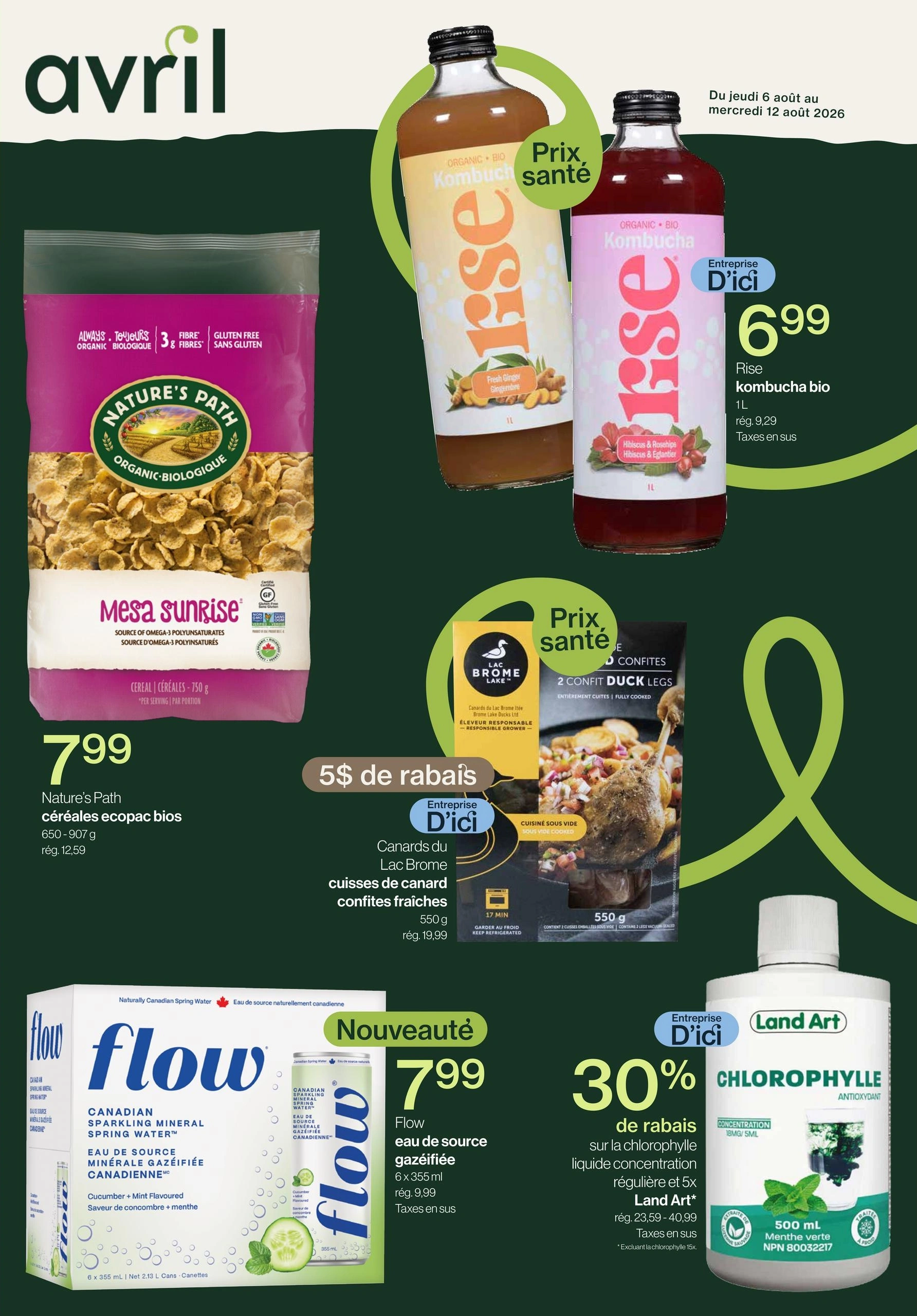 Avril Supermarché Santé flyer page 2