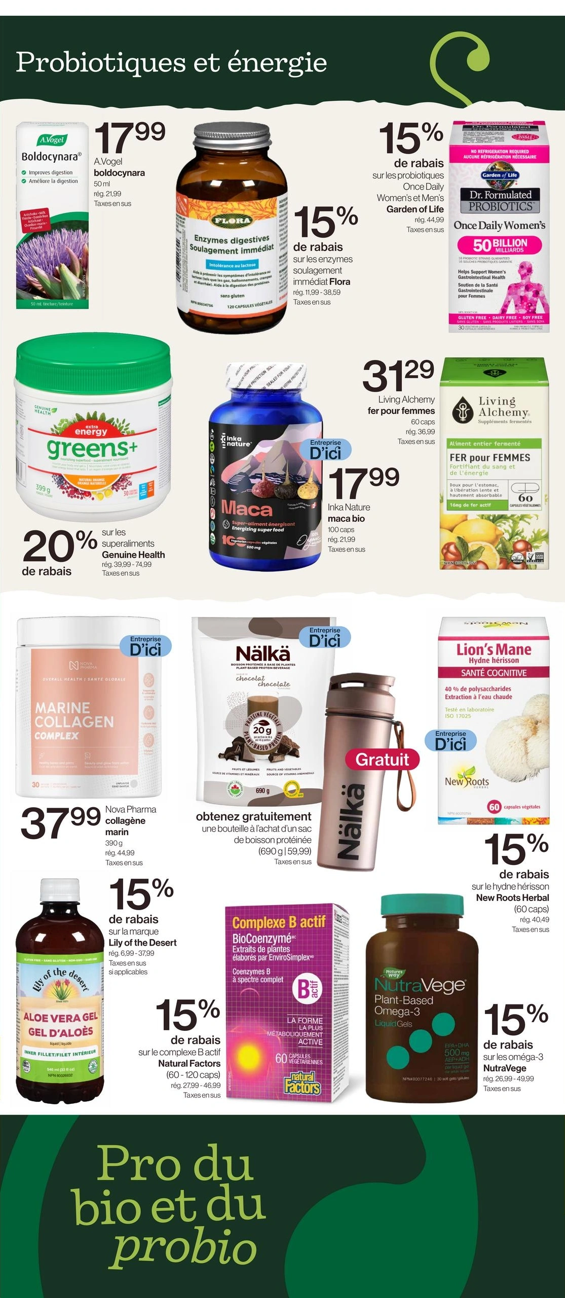 Avril Supermarché Santé flyer page 8