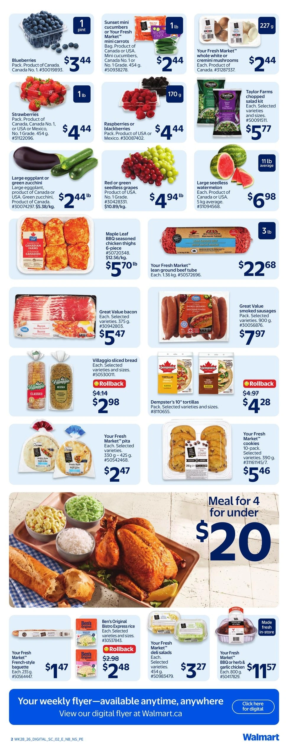Walmart flyer page 3