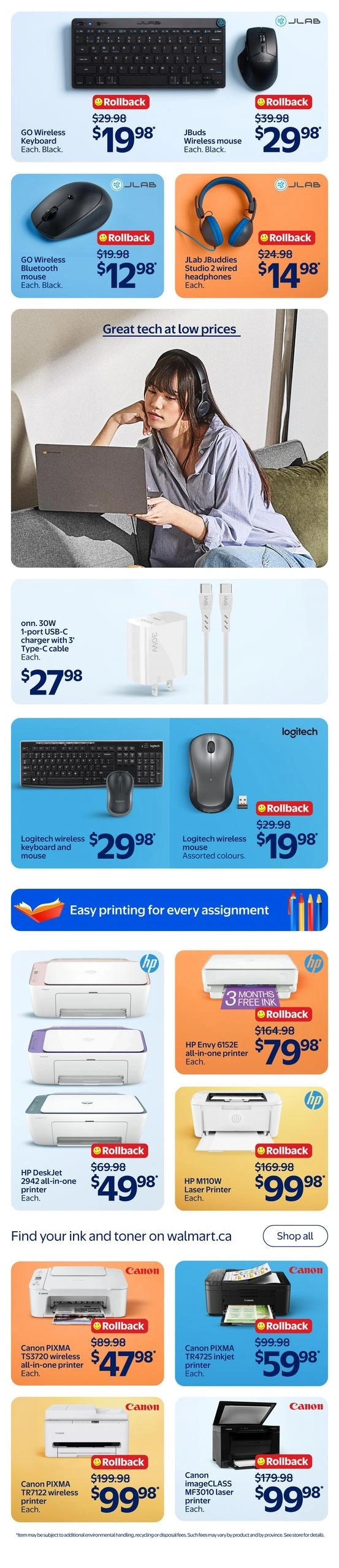 Walmart flyer page 12