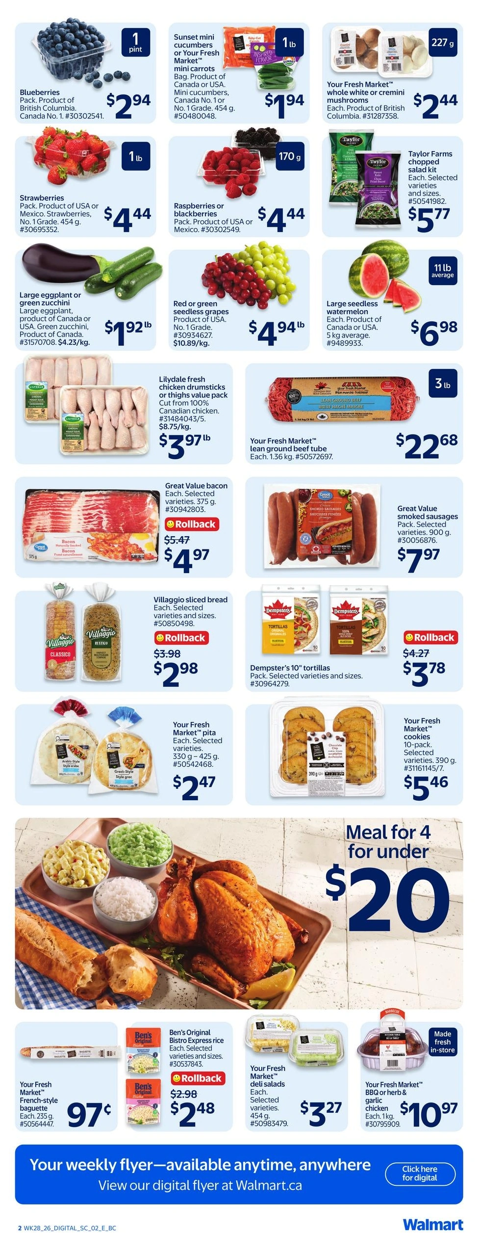 Walmart flyer page 3