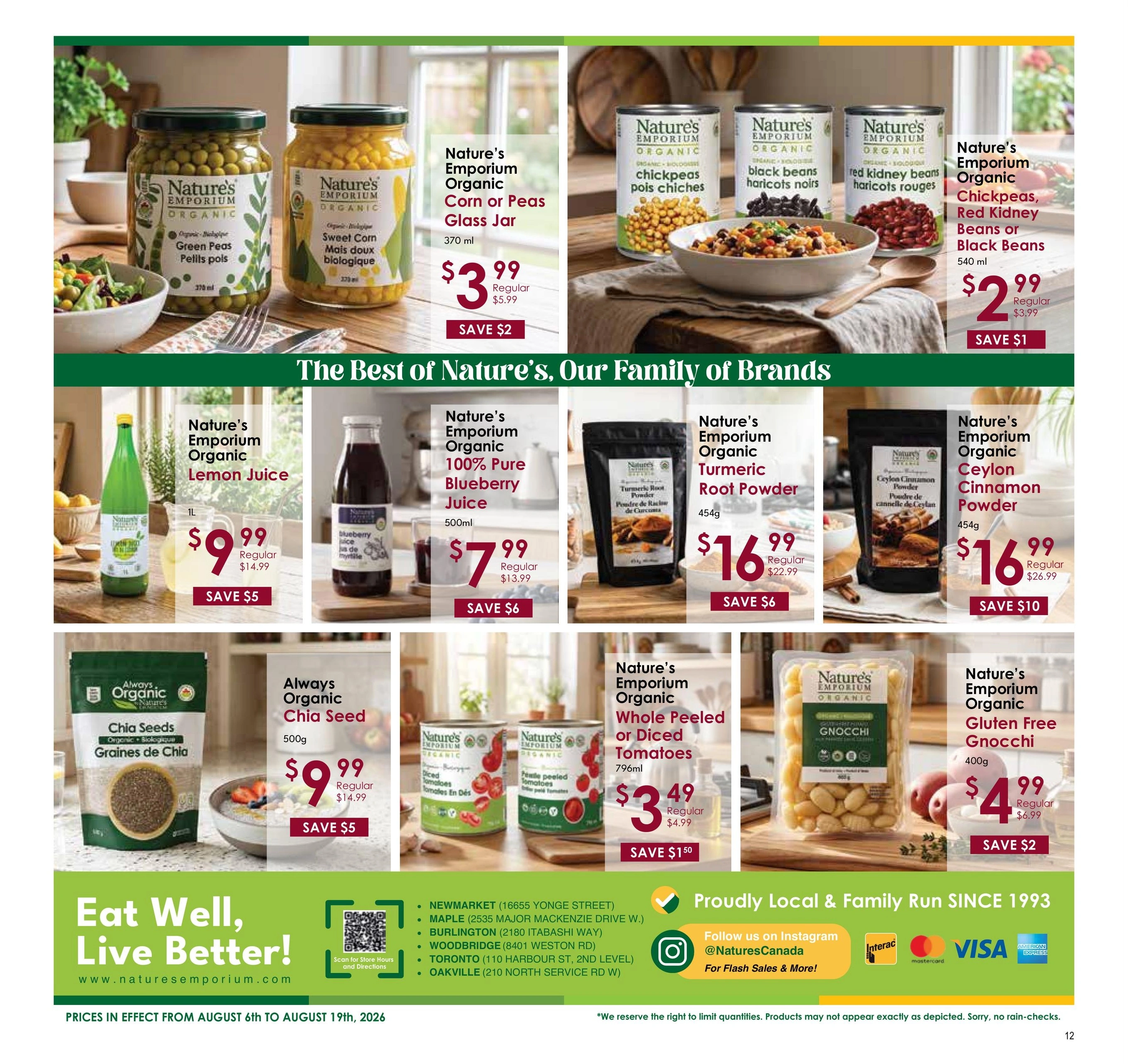 Nature's Emporium flyer page 12
