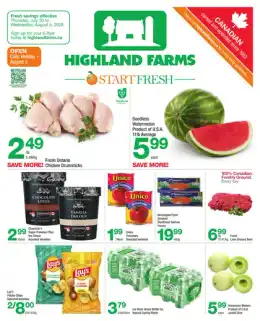 Highland Farms Indexed Weekly