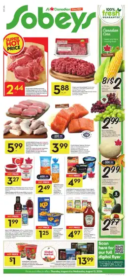Sobeys Weekly eFlyer 8/06 - 8/12
