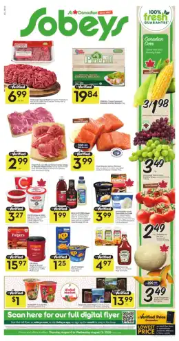 Sobeys Weekly eFlyer 8/06 - 8/12
