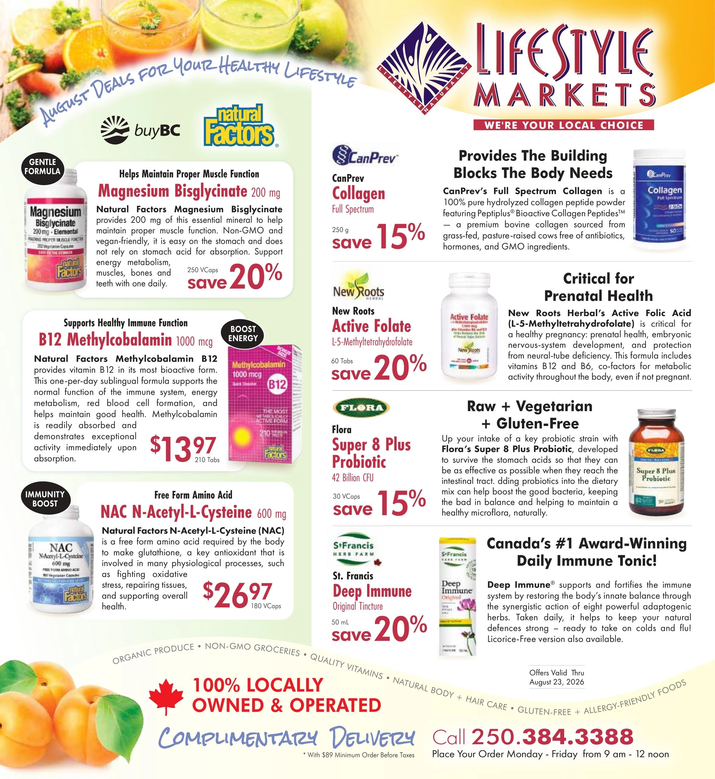 Lifestyle Markets flyer page 1