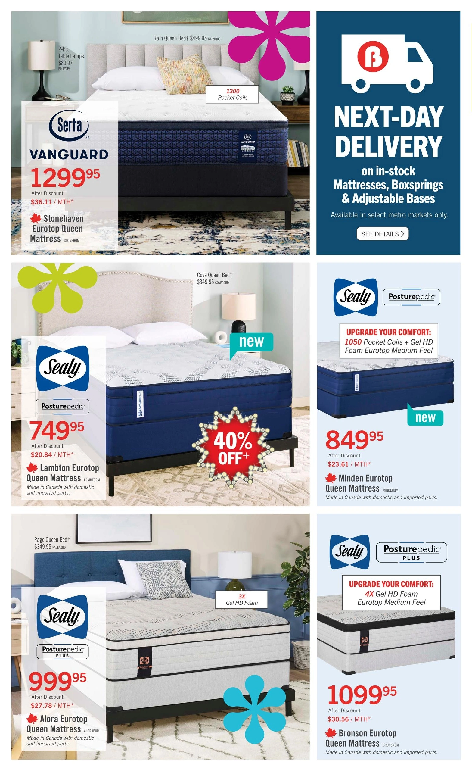 The Brick Mattress Store flyer page 4