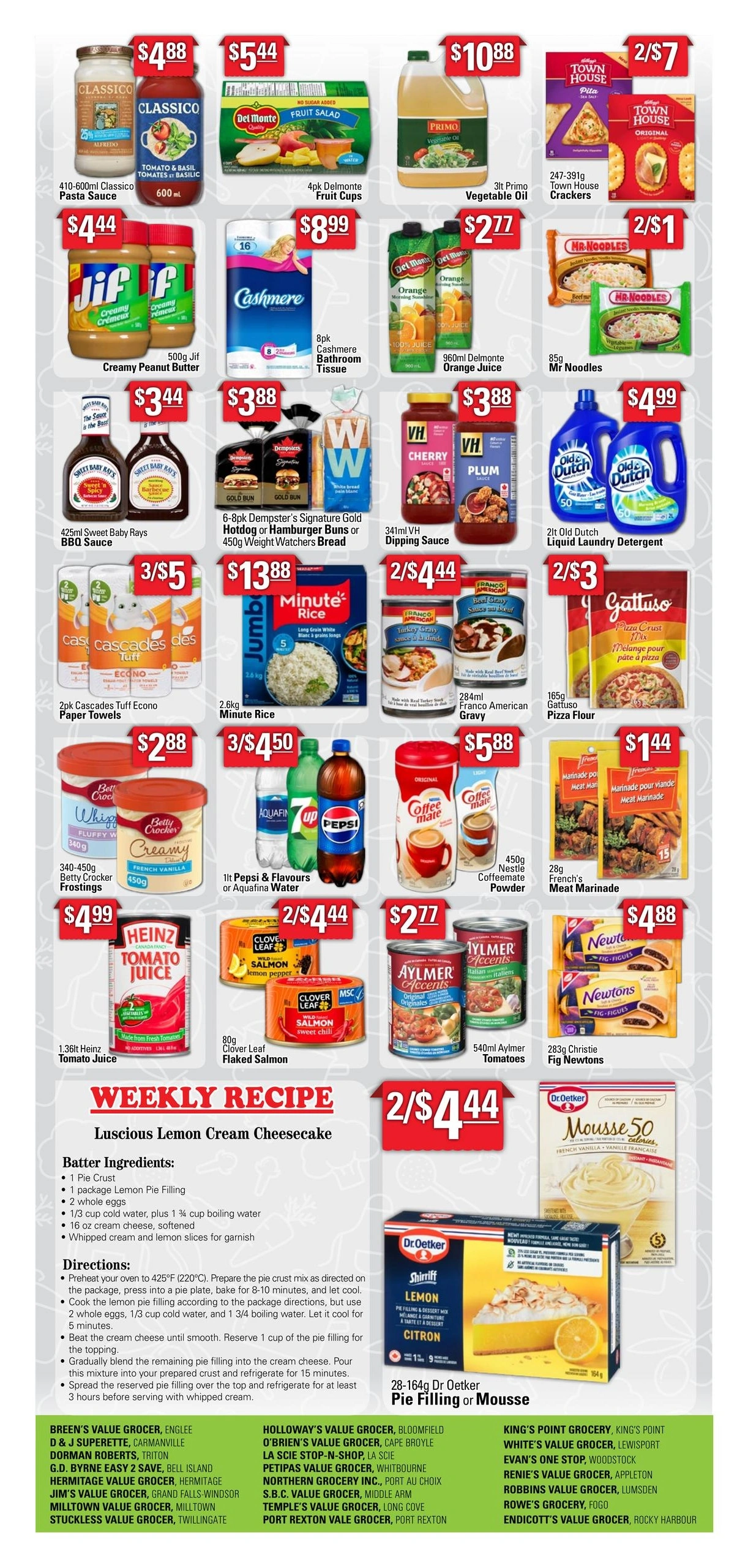 Value Grocer flyer page 2