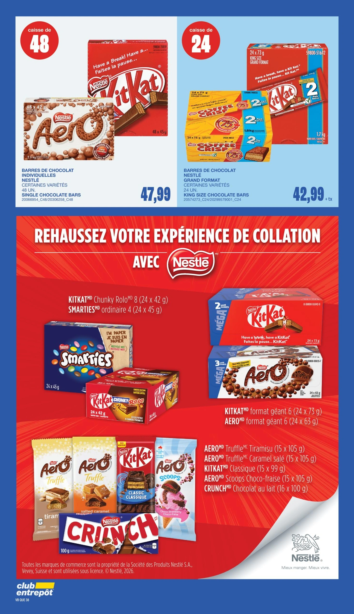 Wholesale Club and Club Entrepôt flyer page 46