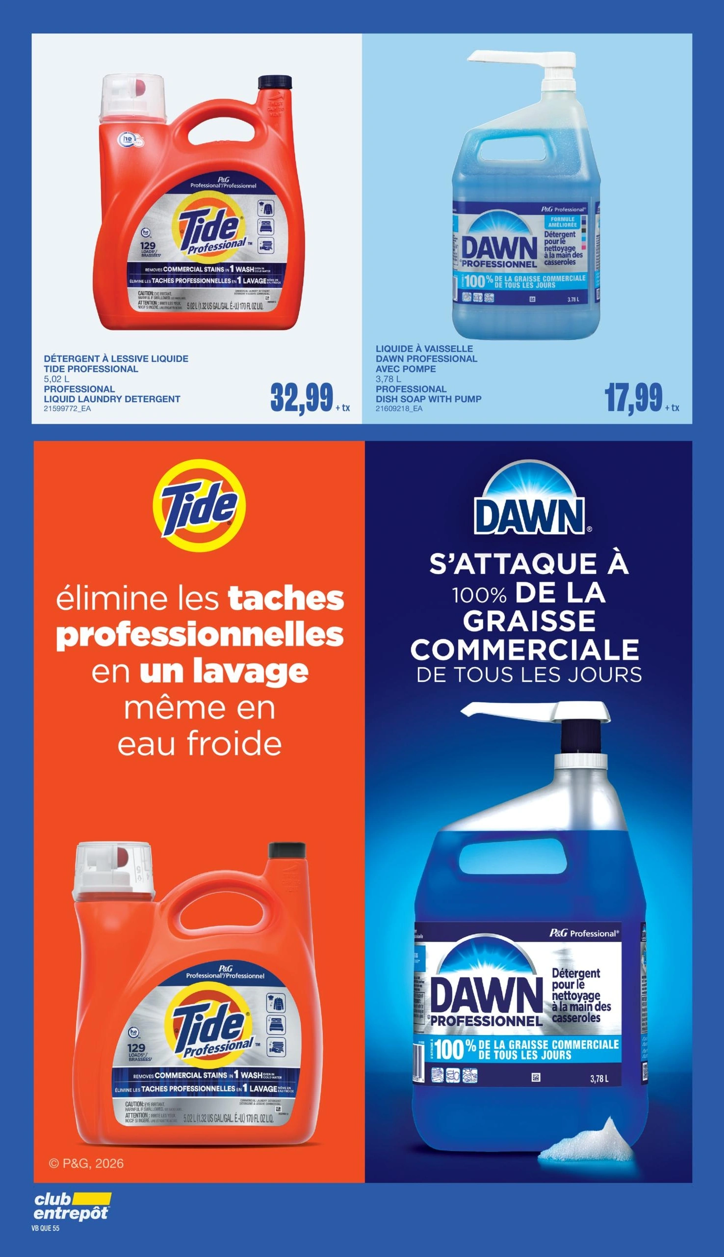 Wholesale Club and Club Entrepôt flyer page 62