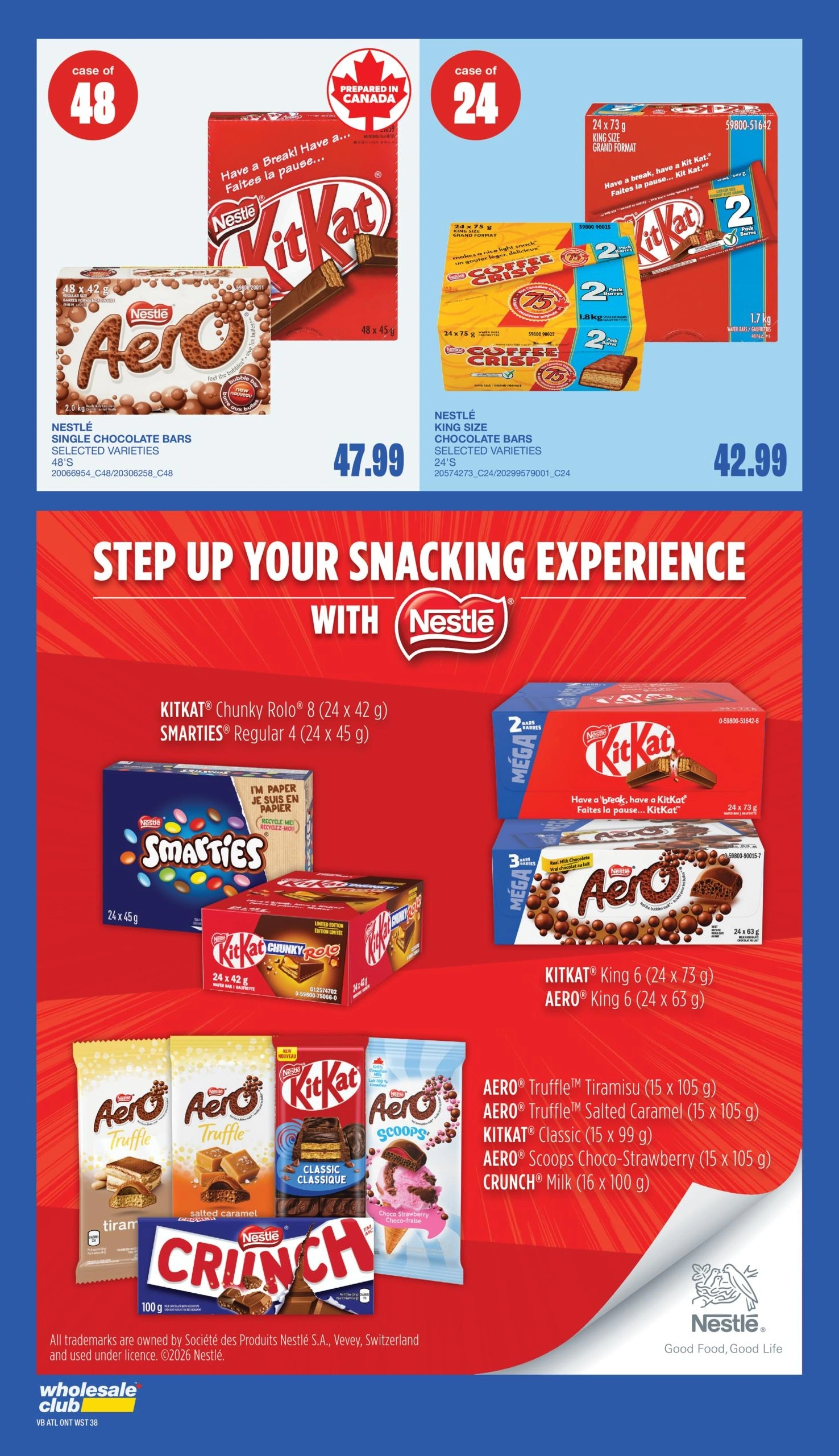 Wholesale Club and Club Entrepôt flyer page 46