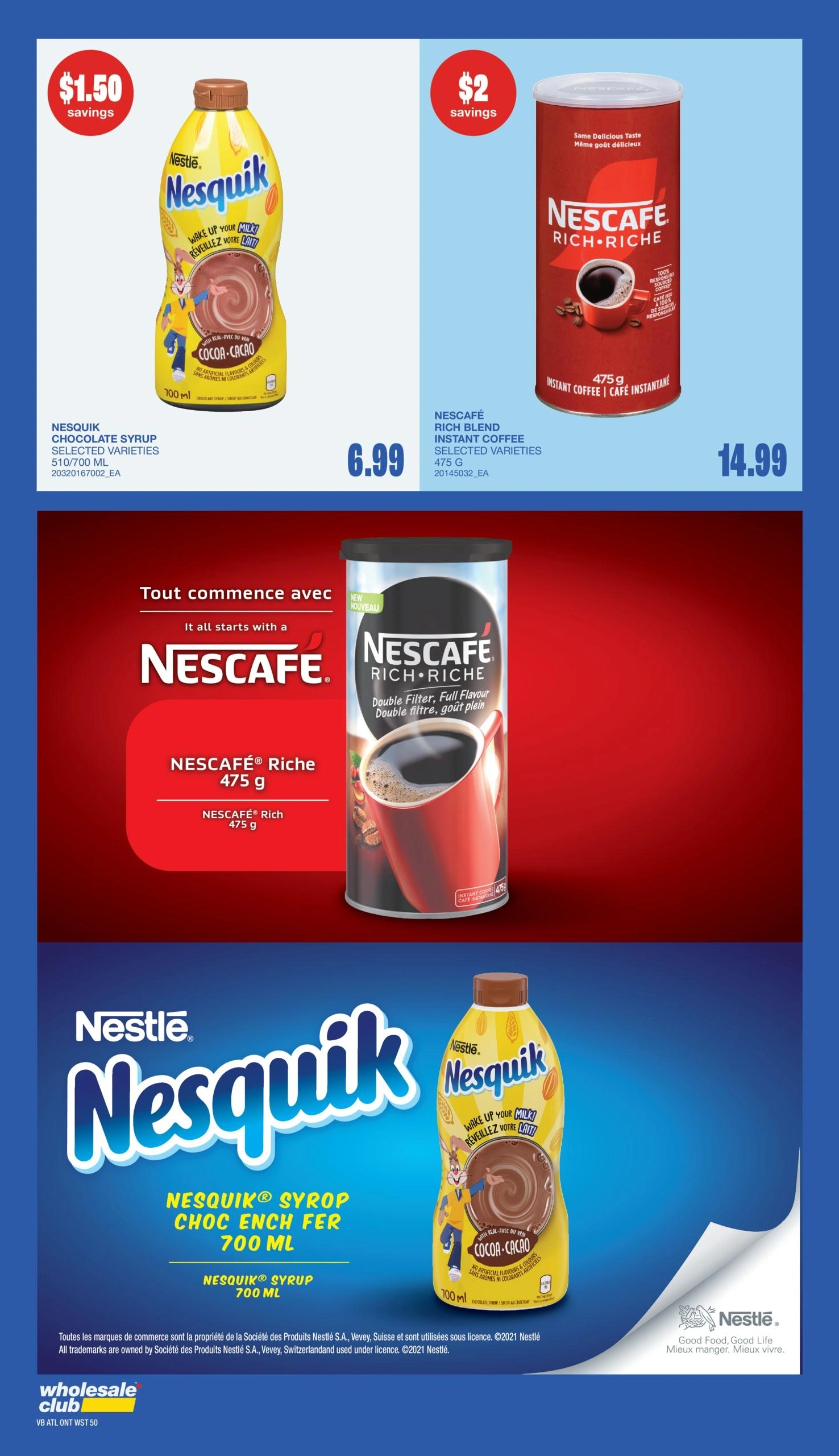 Wholesale Club and Club Entrepôt flyer page 56