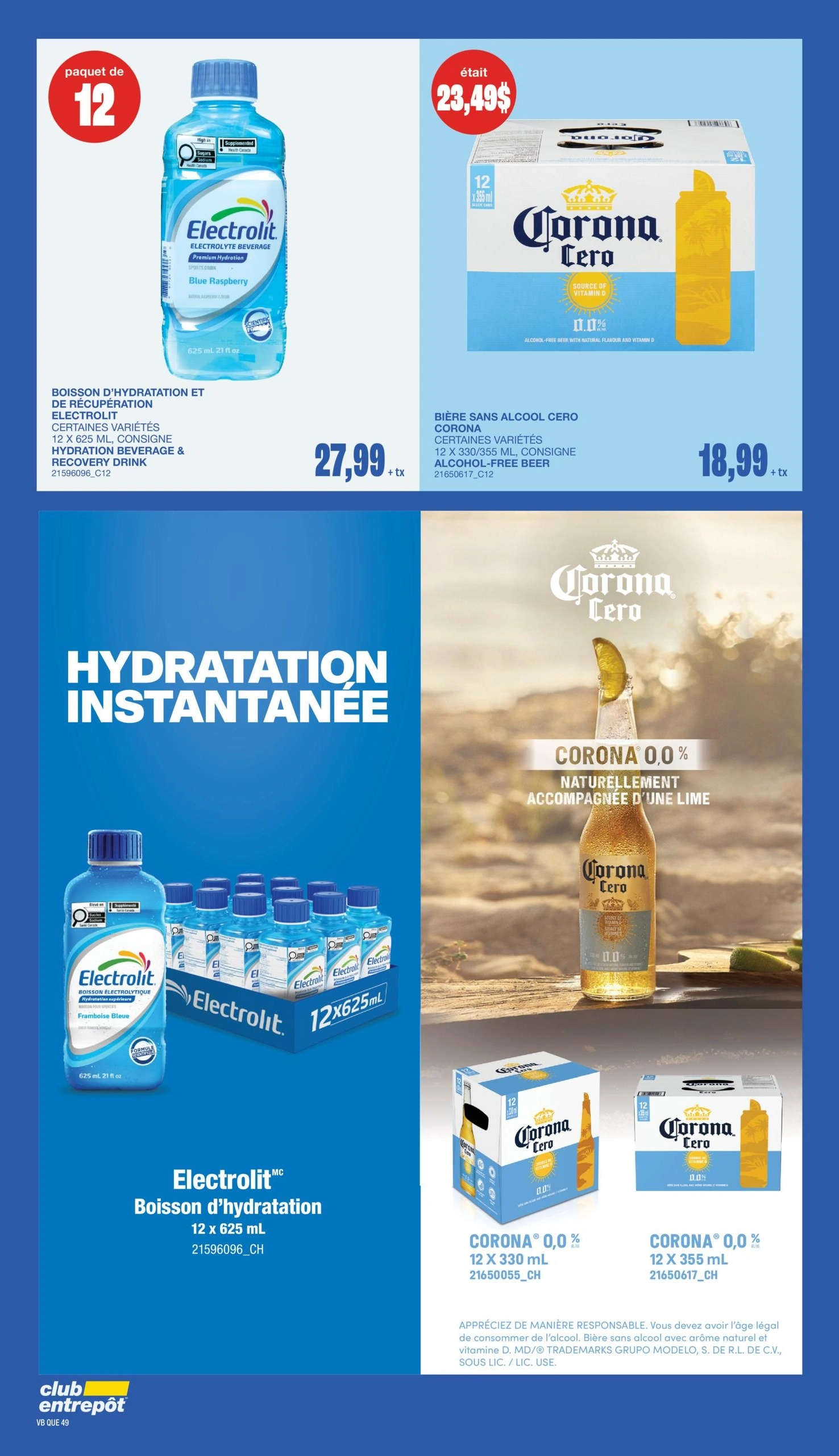 Wholesale Club and Club Entrepôt flyer page 56