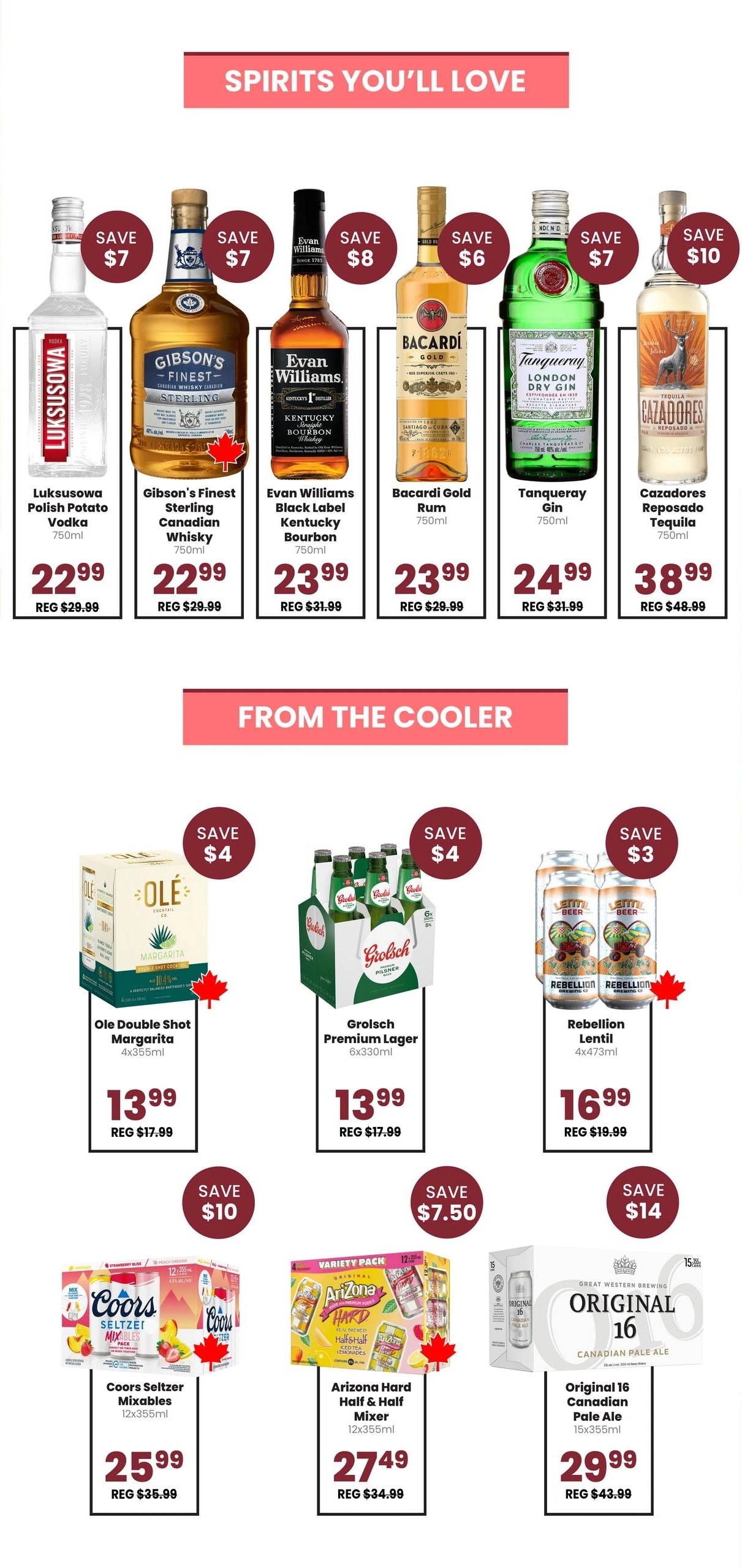 Willow Park Wines & Spirits flyer page 2