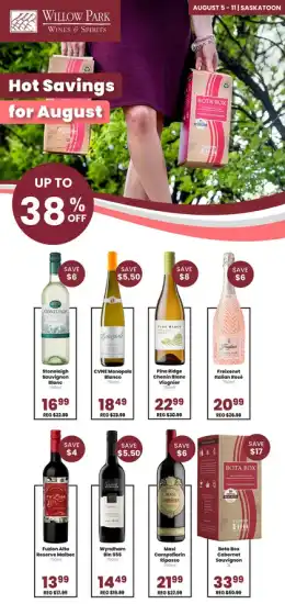 Willow Park Wines & Spirits Flyer