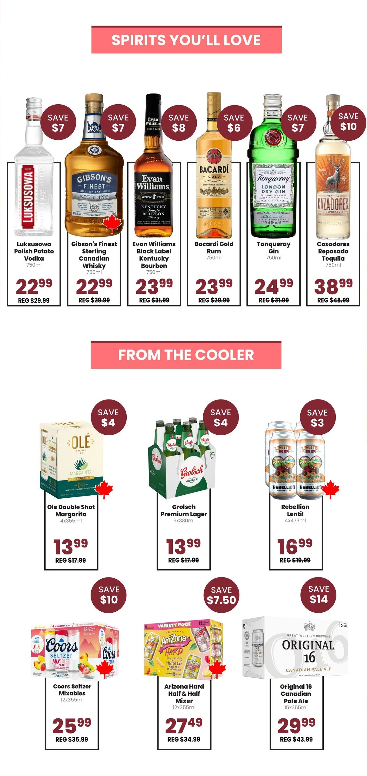 Willow Park Wines & Spirits flyer page 2