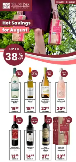 Willow Park Wines & Spirits Flyer