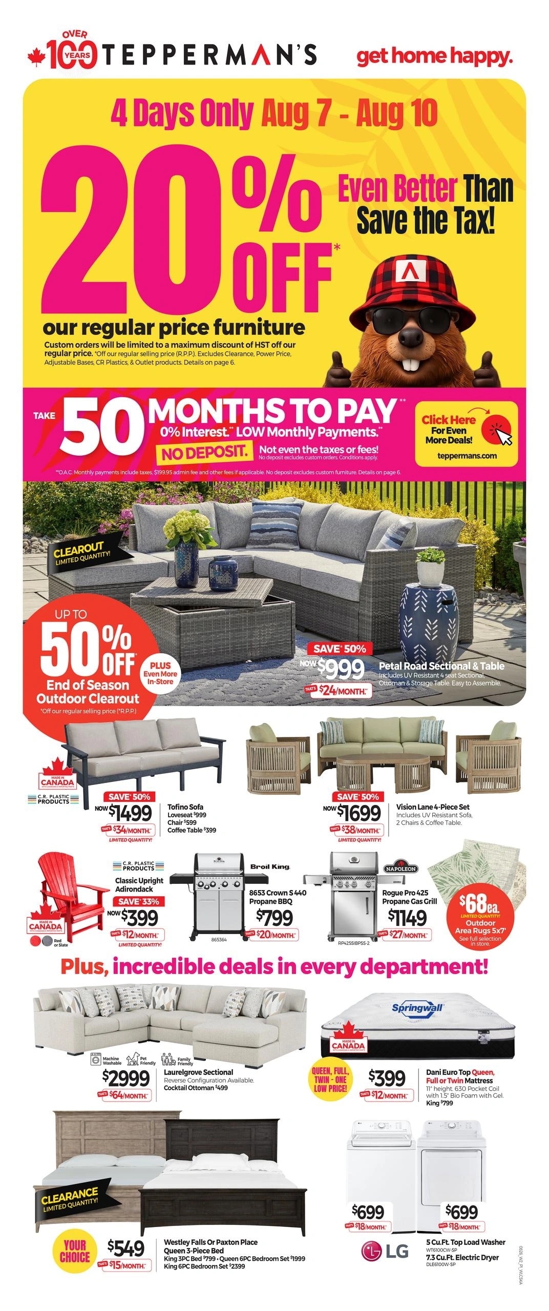 Tepperman's flyer page 1