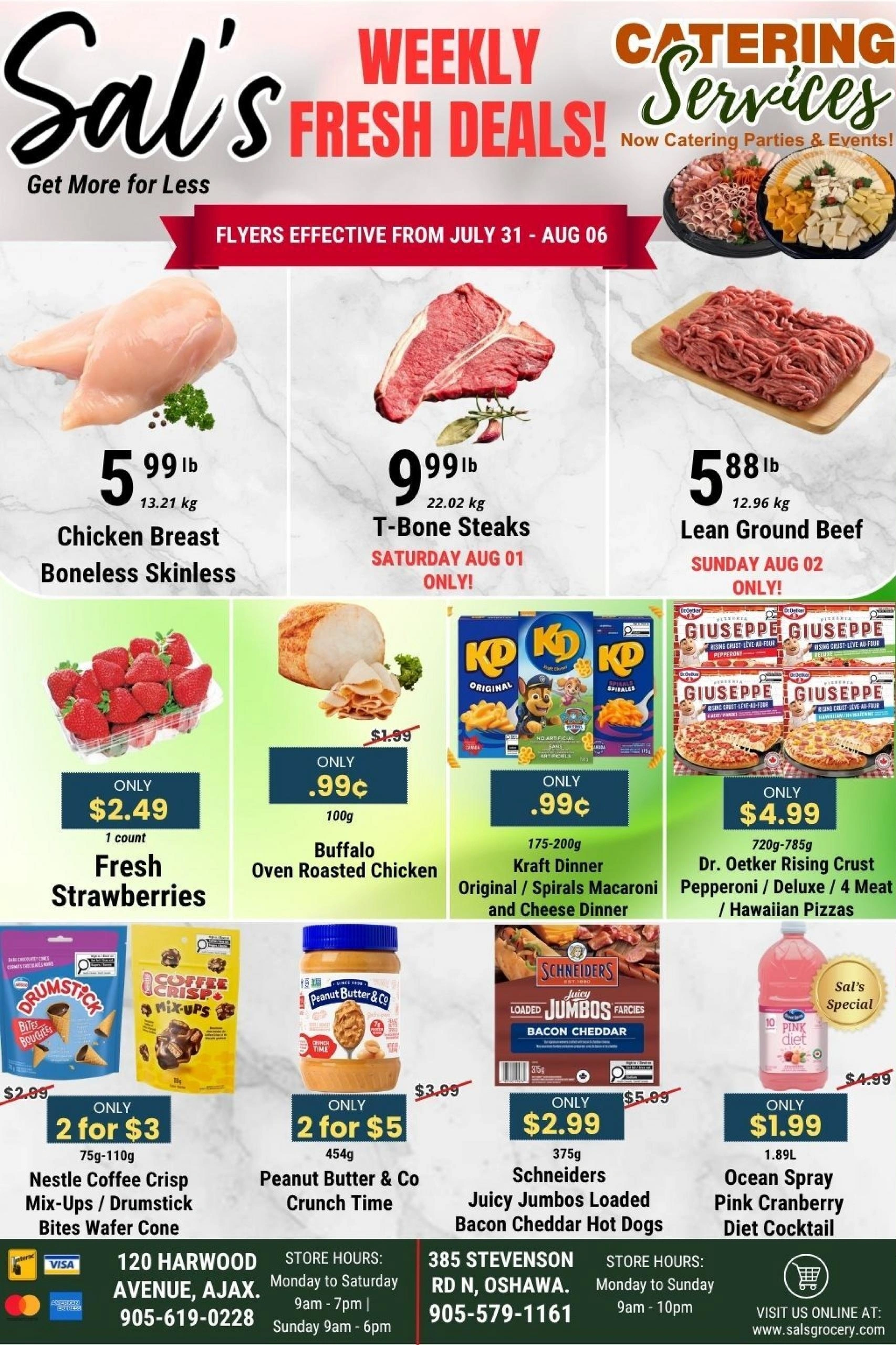 Sal's Grocery flyer page 1