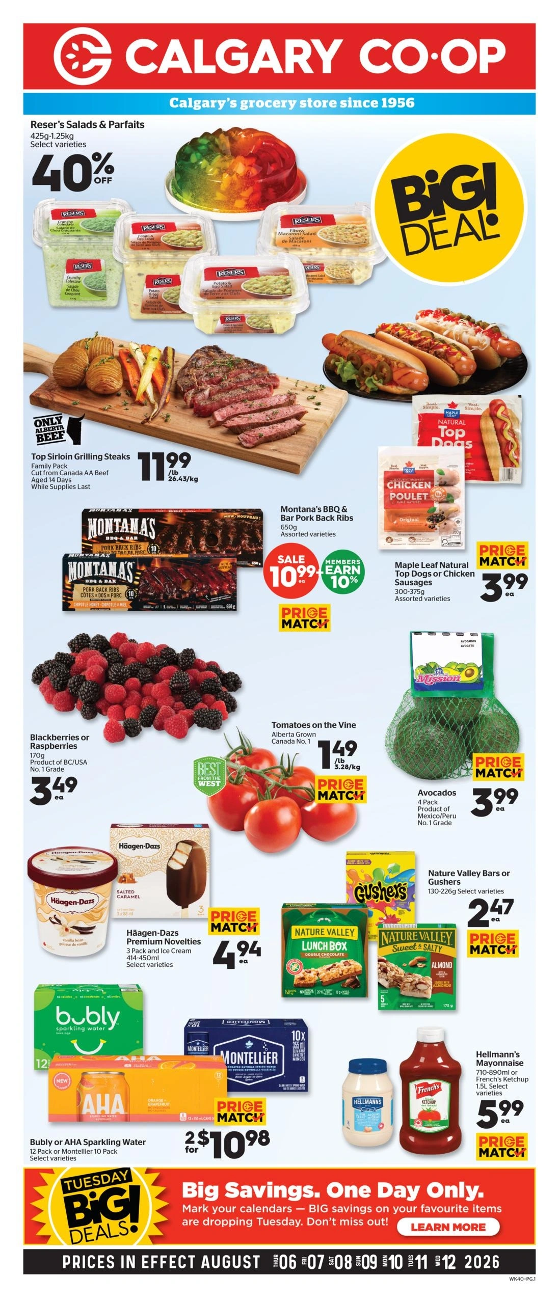 Calgary Co-op flyer page 1