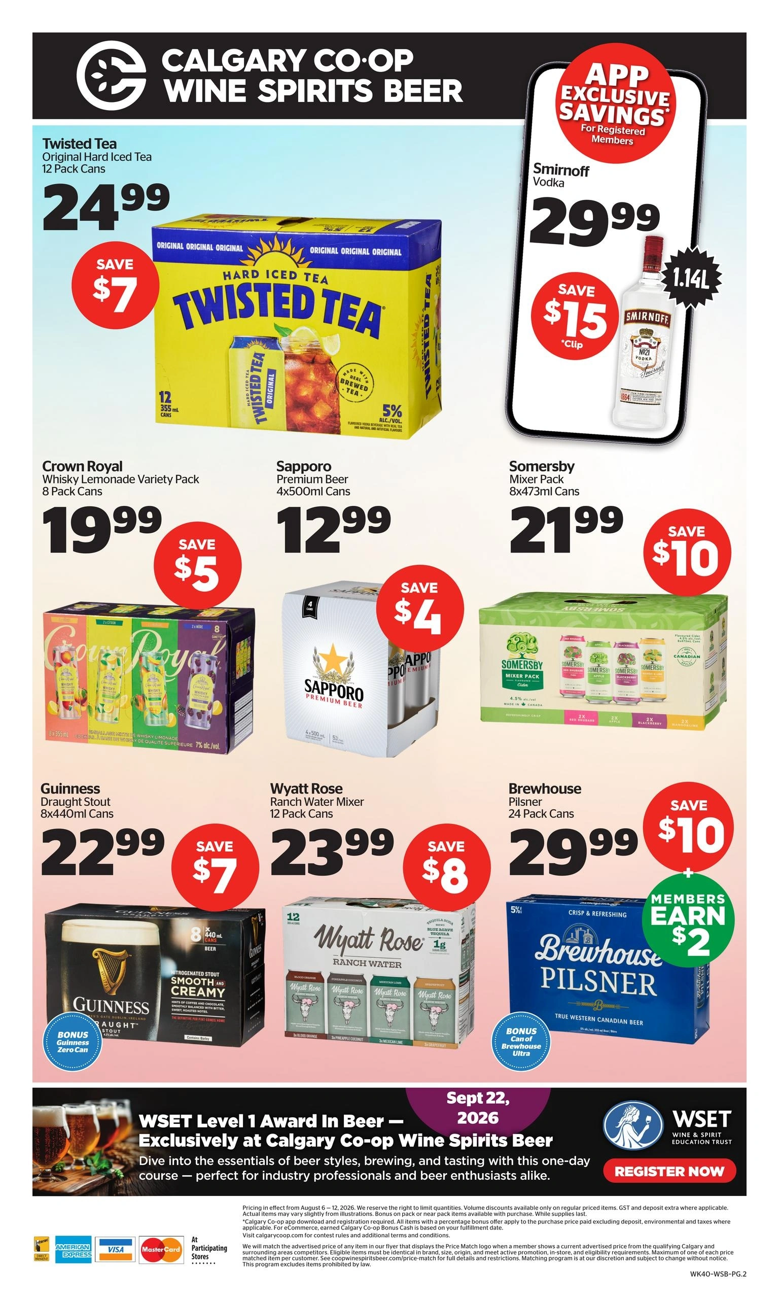 Co-op Wine Spirits Beer Liquor flyer page 2