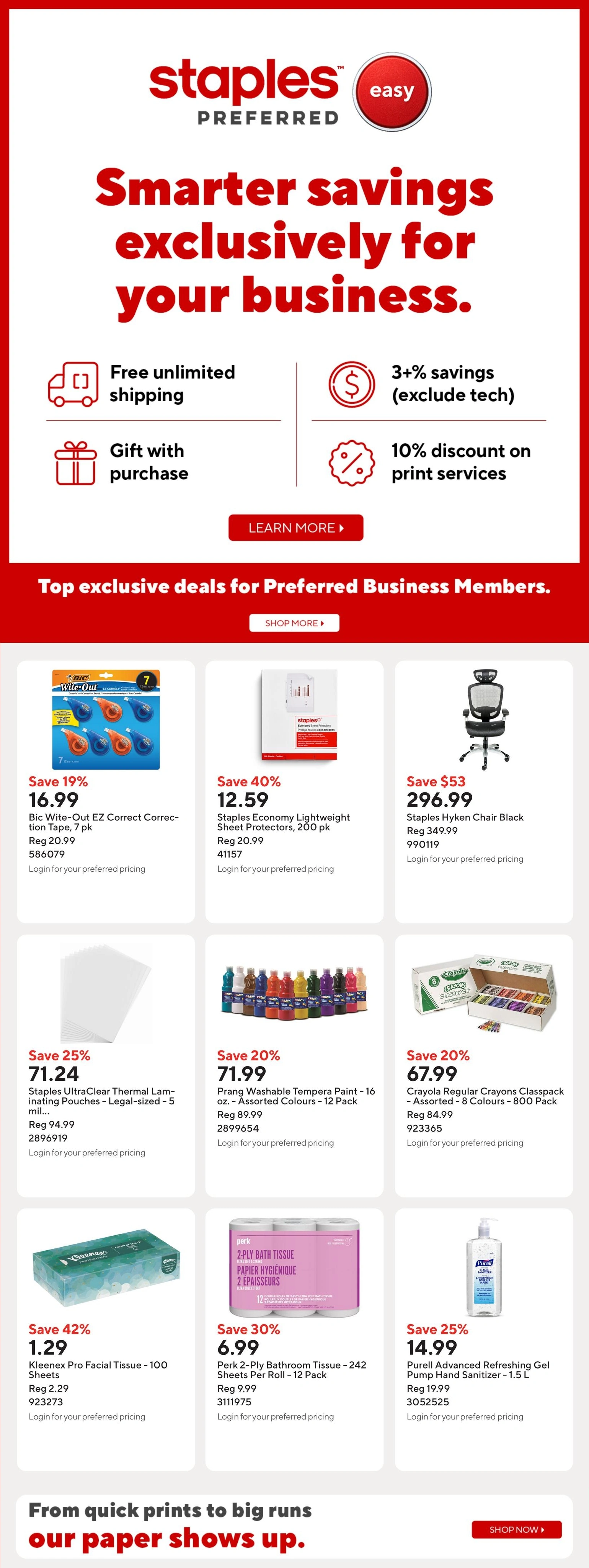 Staples flyer page 16